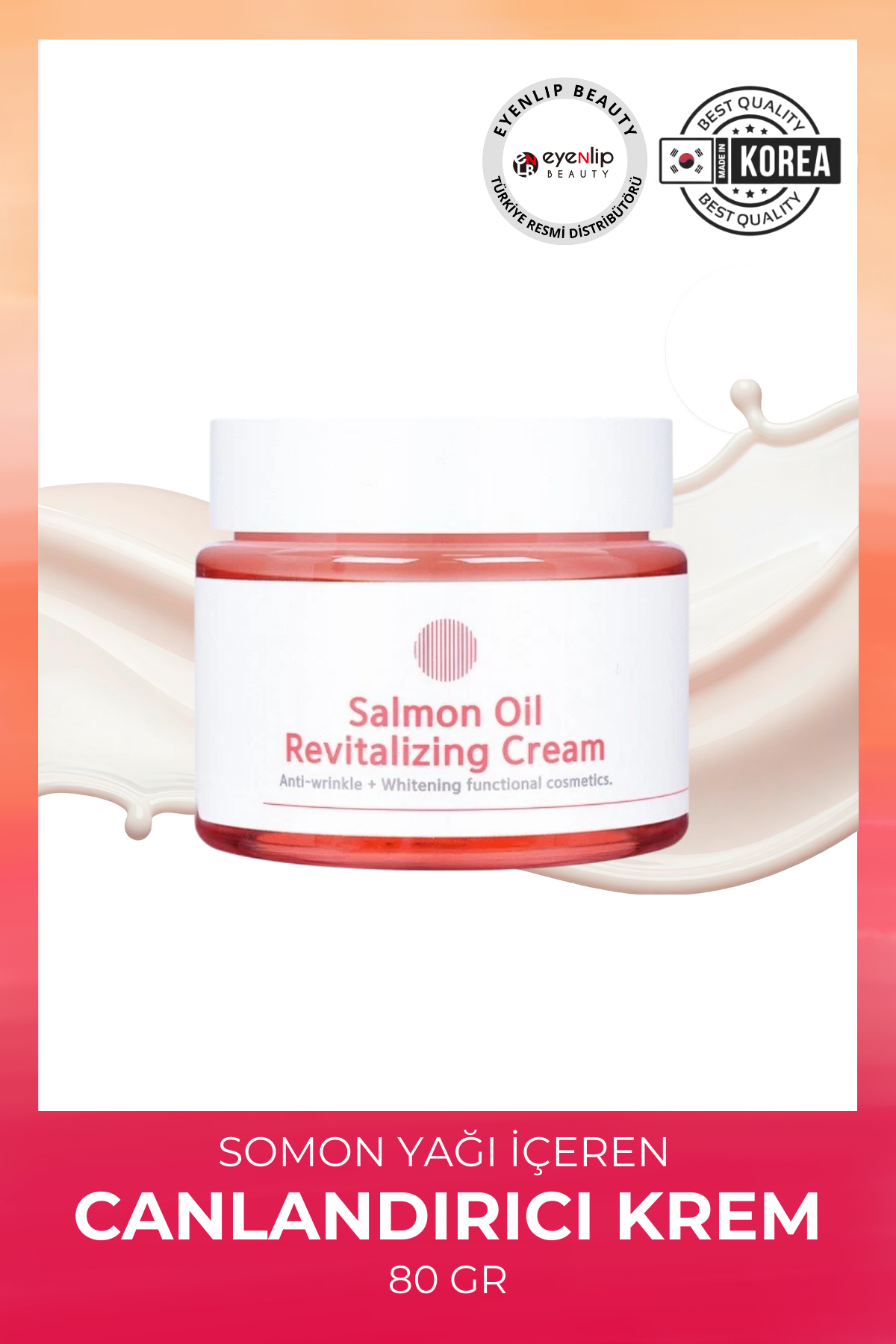 Eyenlip Beauty Somon Yağı İçeren Canlandırıcı Krem
