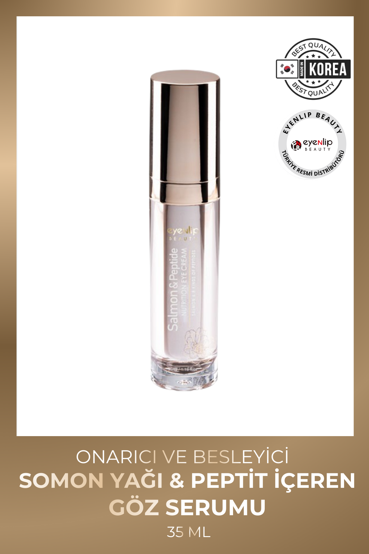 Eyenlip Beauty Somon Yağı ve 8 Çeşit Peptit İçeren Göz Kremi 35 ml