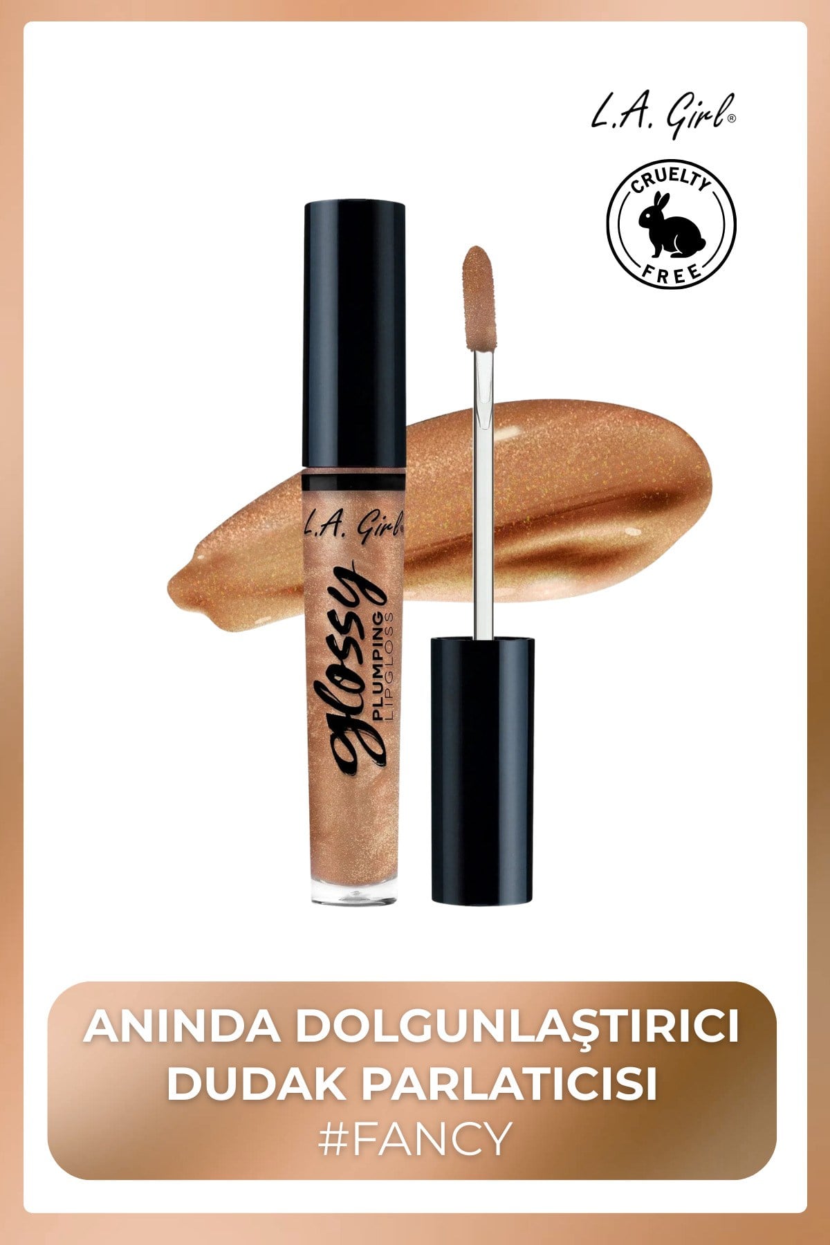 Glossy Plumping Lipgloss - Anında Dolgunlaştırıcı Dudak Parlatıcısı - GLG925 #Fancy
