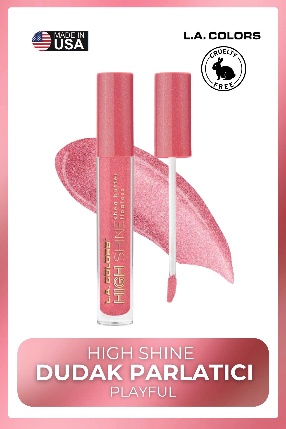 High Shine Dudak Parlatıcı - Uzun Süre Kalıcı Kristal Işıltılı Lipgloss #CLG936 Playful