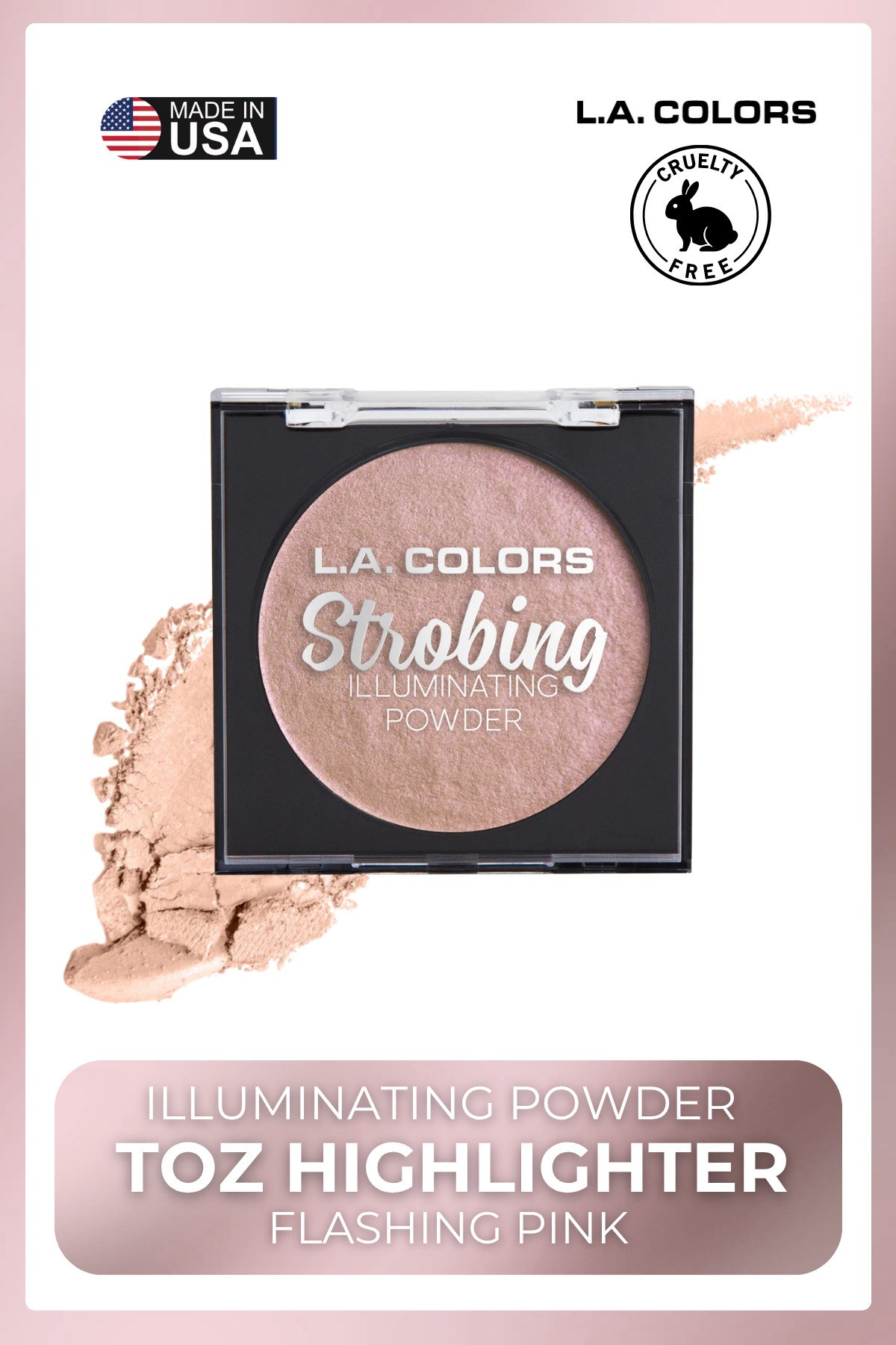 Illuminating Powder - Toz Highlighter #CSP254 Flashing Pink