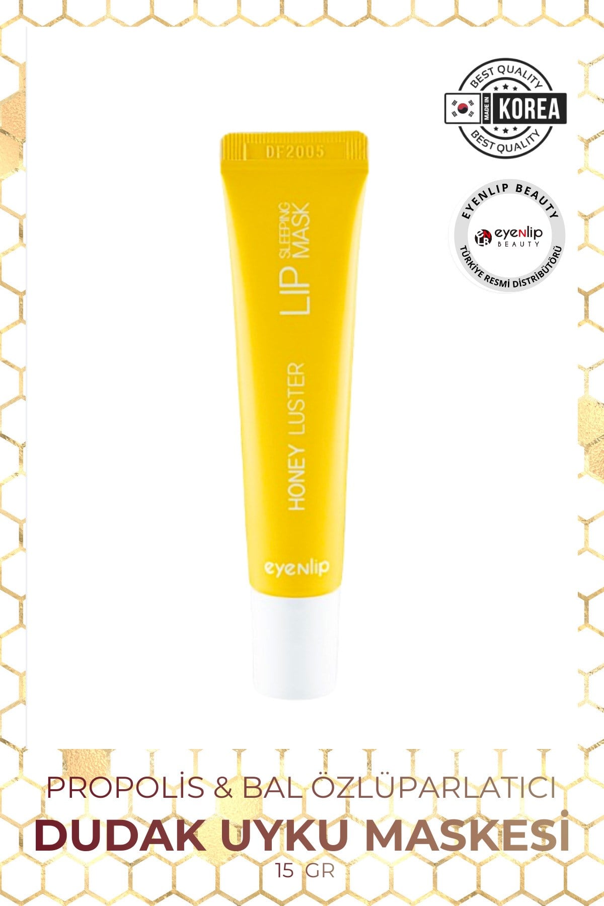 Propolis&Bal Özlü Parlatıcı Dudak Uyku Maskesi 15 Gr