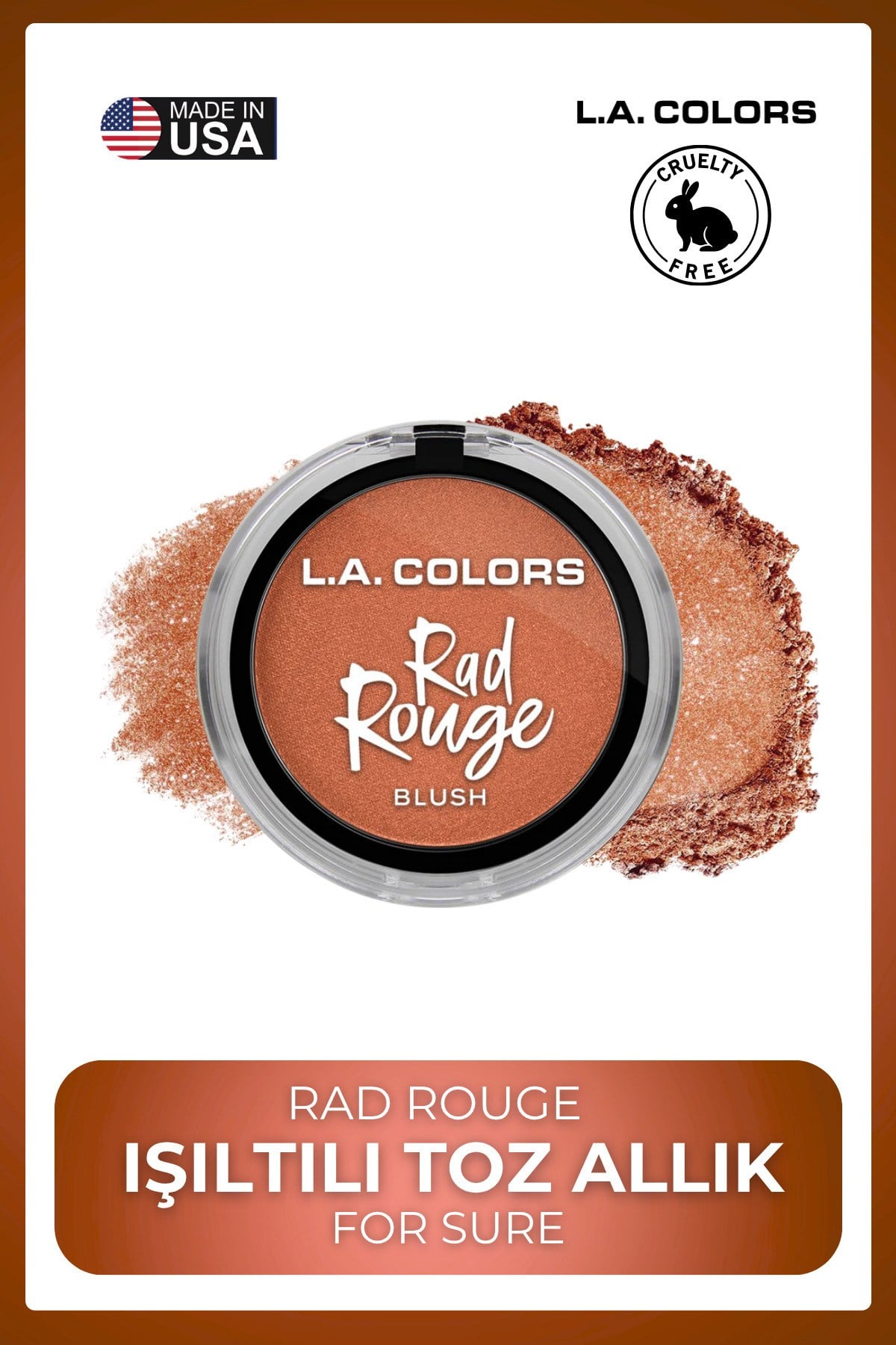 Rad Rouge Allık Serisi - Yoğun Renk Veren Uzun Süre Kalıcı Canlı Görünüm #For Sure CBL727