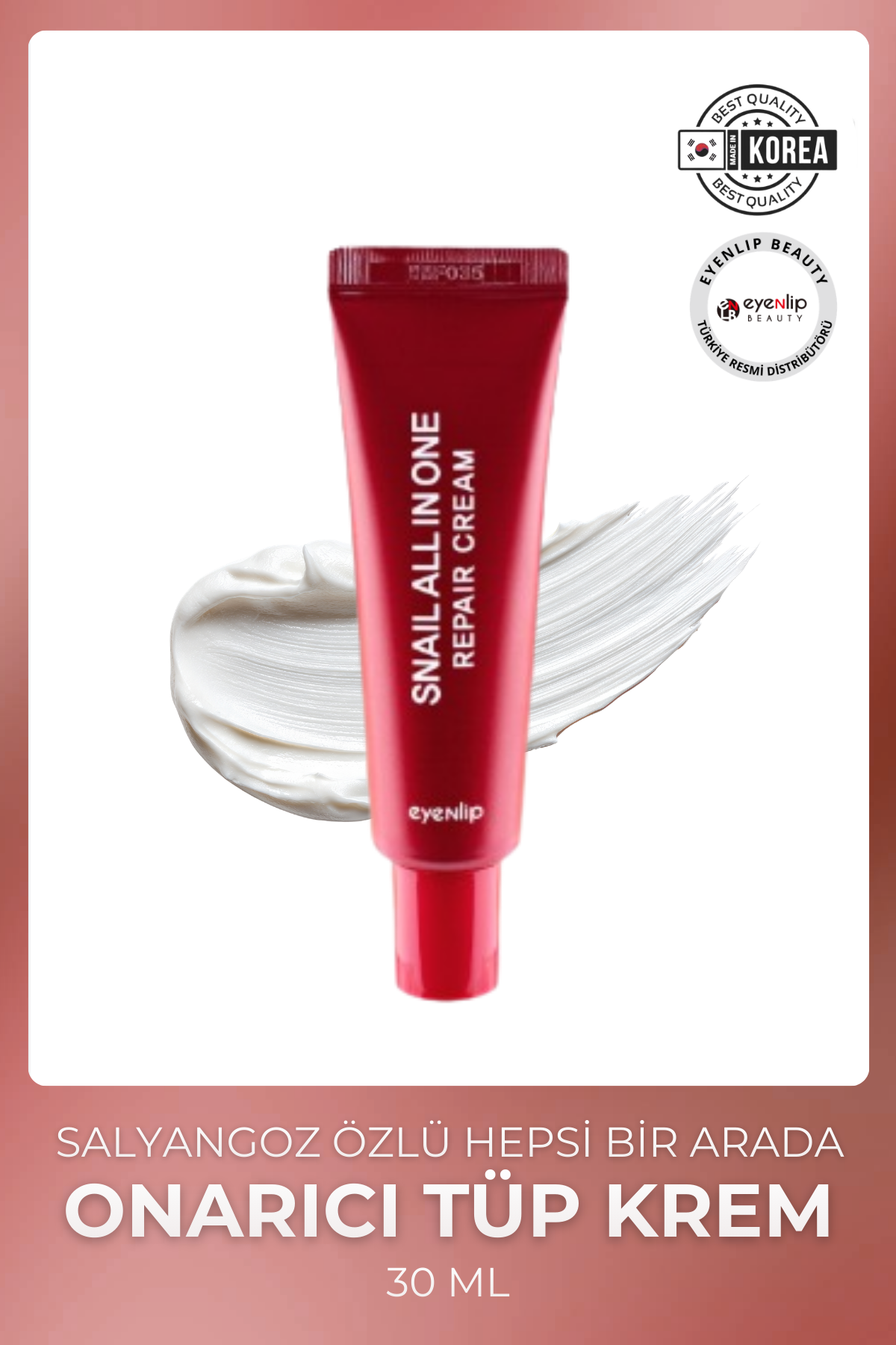 Salyangoz Mukus Özlü Hepsi Bir Arada Onarıcı Tüp Krem 30 ml
