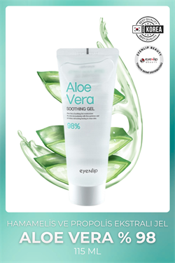 Aloe Vera % 98 Hamamelis ve Propolis Ekstralı Jel 115 ml