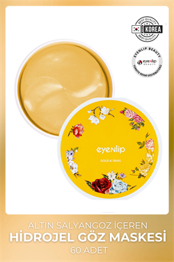 Eyenlip Beauty Altin Salyangoz Özlü Hidrojel Göz Maskesi 60 Adet