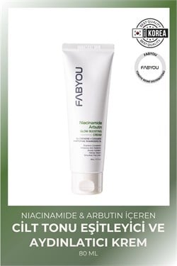 Niasinamid ve Arbutin İçeren Cilt Tonu Eşitleyici&Aydınlatıcı Yüz Kremi 80 ml