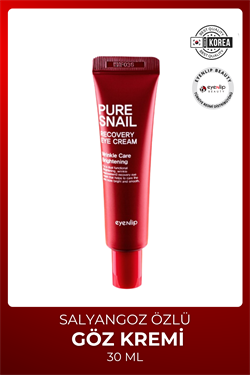 Pure Snail Recovery Eye Cream - İnce Çizgi Karşıtı ve Nemlendirici Salyangoz Özlü Göz Kremi 30 ml