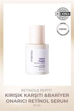 Retinol ve Peptit İçeren Gençlik Destekleyici Yüz Serumu 30 ml