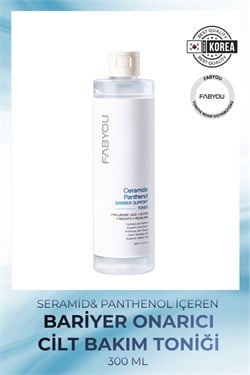 Seramid ve Panthenol İçeren Bariyer Destekleyici Yüz Toniği 300 ml