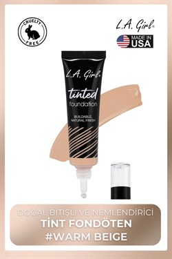 Tinted Foundation - Doğal Bitişli ve Nemlendirici Tint Fondöten #Warm Beige - GLM756