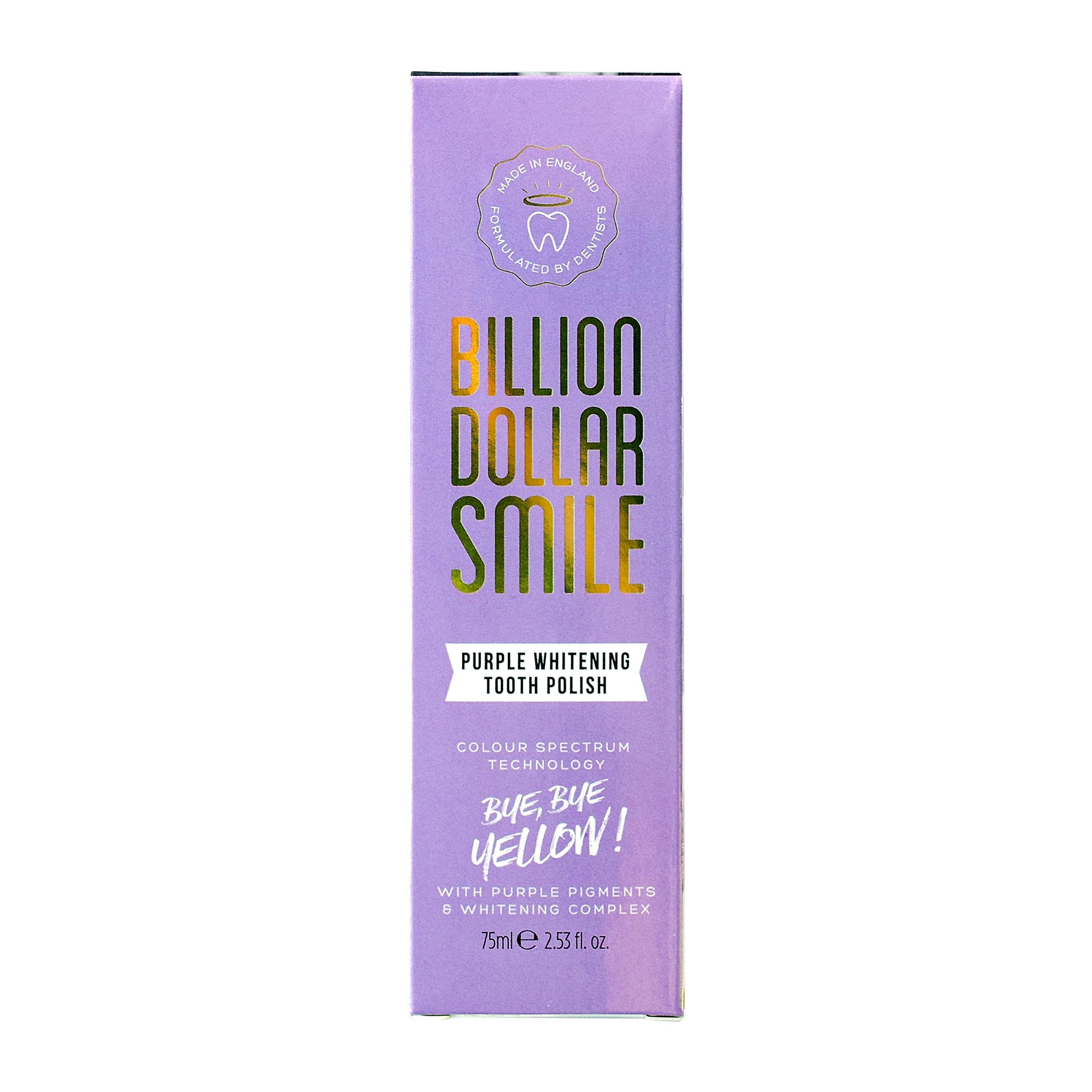 Billion Dollar Smile Purple Whitening Tooth Polish Dis Beyazlatici Dis Macunu