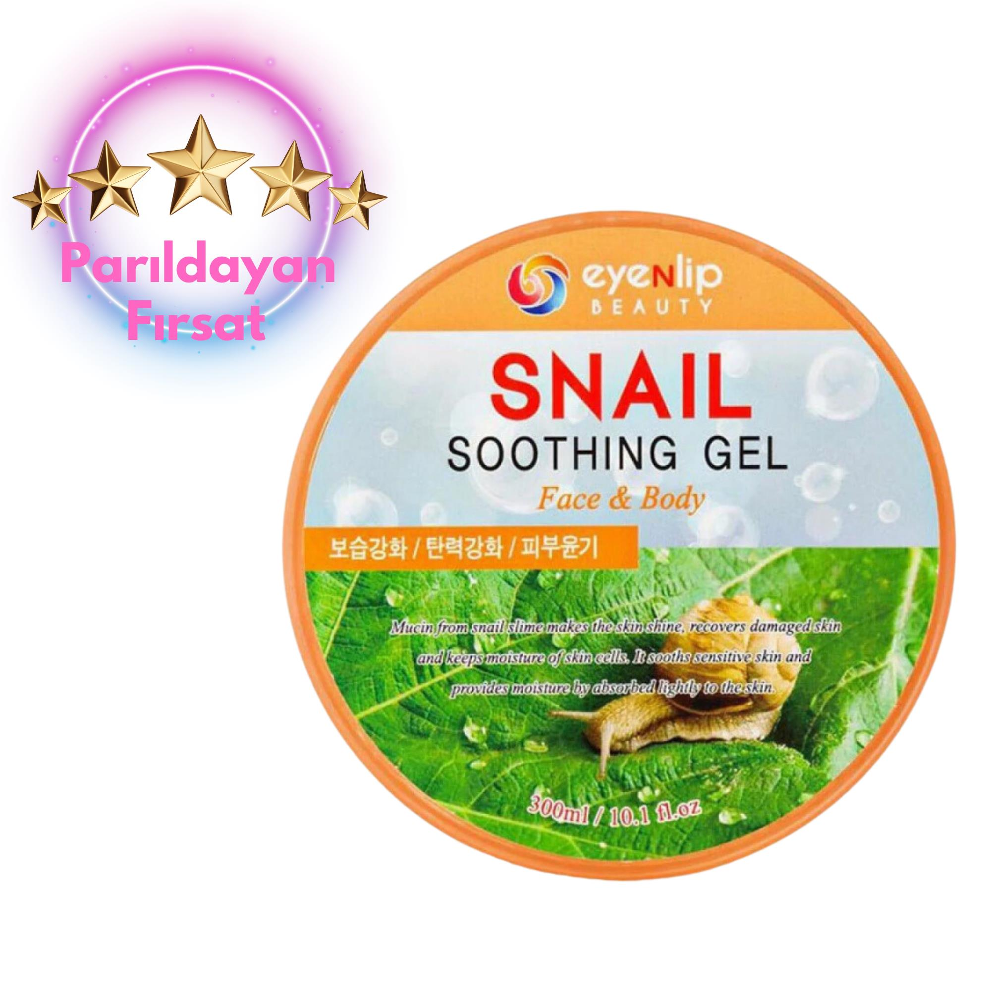 Eyenlip Beauty Salyangoz Özlü Yatistirici Jel ( Yüz ve Vücut ) 300 m