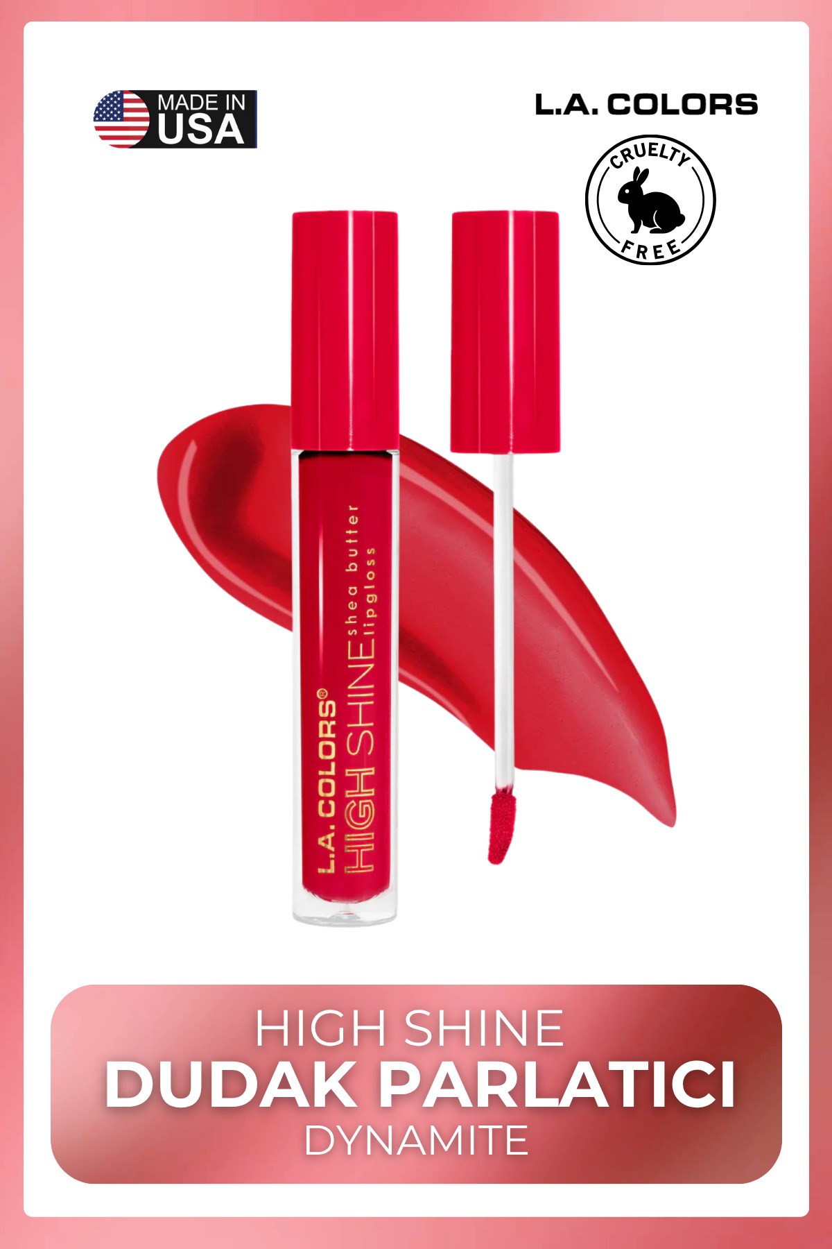 High Shine Dudak Parlatıcı - Uzun Süre Kalıcı Kristal Işıltılı Lipgloss #CLG939 Dynamite