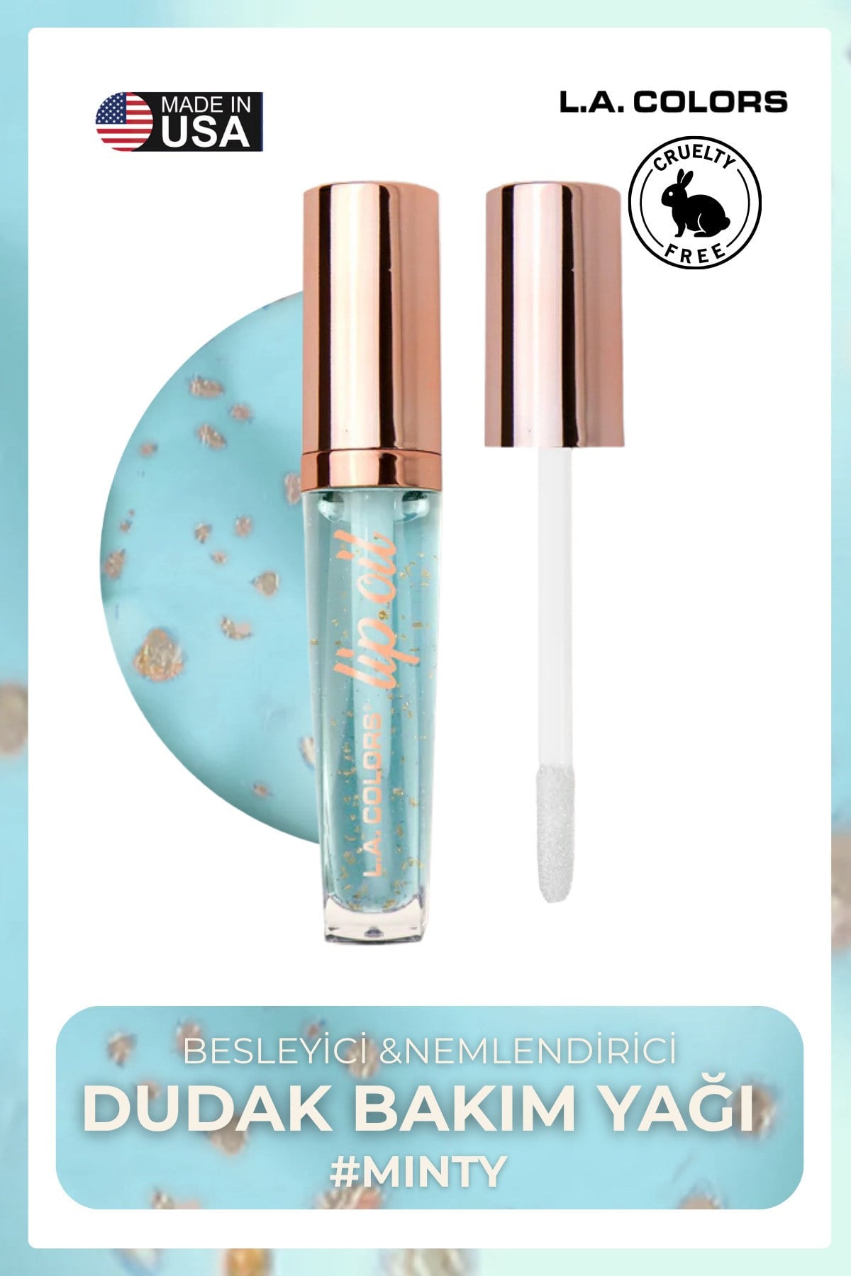 Nourishing Lip Oil - Besleyici ve Nemlendirici Dudak Bakım Yağı #CLG443 Minty