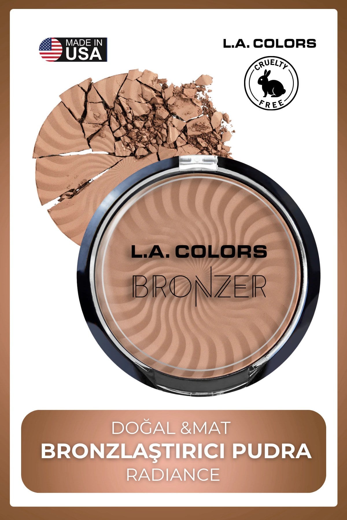 Sun-Kissed Bronzer - Güneş Dokunuşu Etkili Doğal Bronzlaştırıcı Pudra #CFB401 Natural