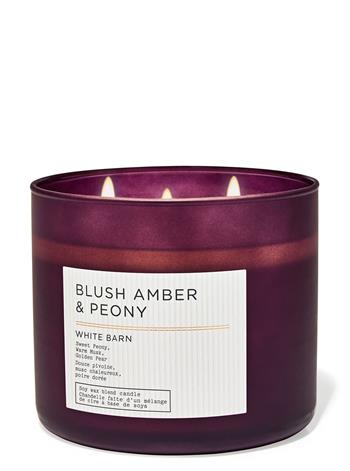 Blush Amber & Peony / Büyük Mum