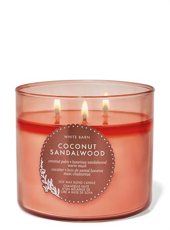 Coconut Sandalwood / Büyük Mum