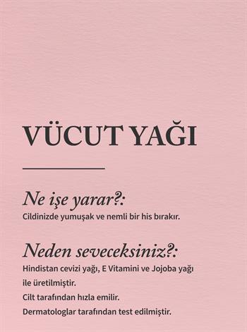 Lavender & Vanilla  / Nemlendirici Vücut Yağı