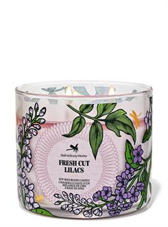 Fresh Cut Lilacs / Büyük Mum