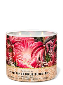 Pink Pineapple Sunrise / Büyük Mum