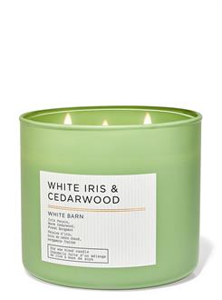 White Iris & Cedarwood / Büyük Mum