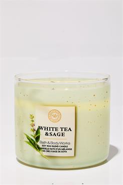 White Tea & Sage / Büyük Mum