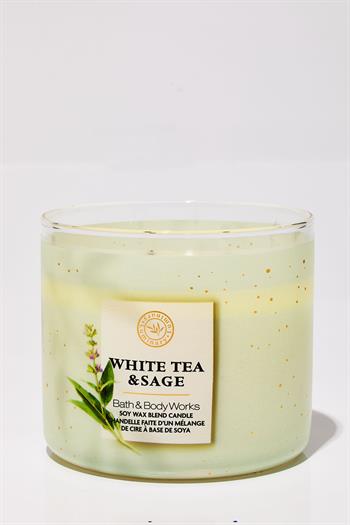 White Tea & Sage / Büyük Mum