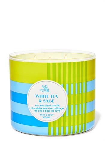 White Tea & Sage / Büyük Mum
