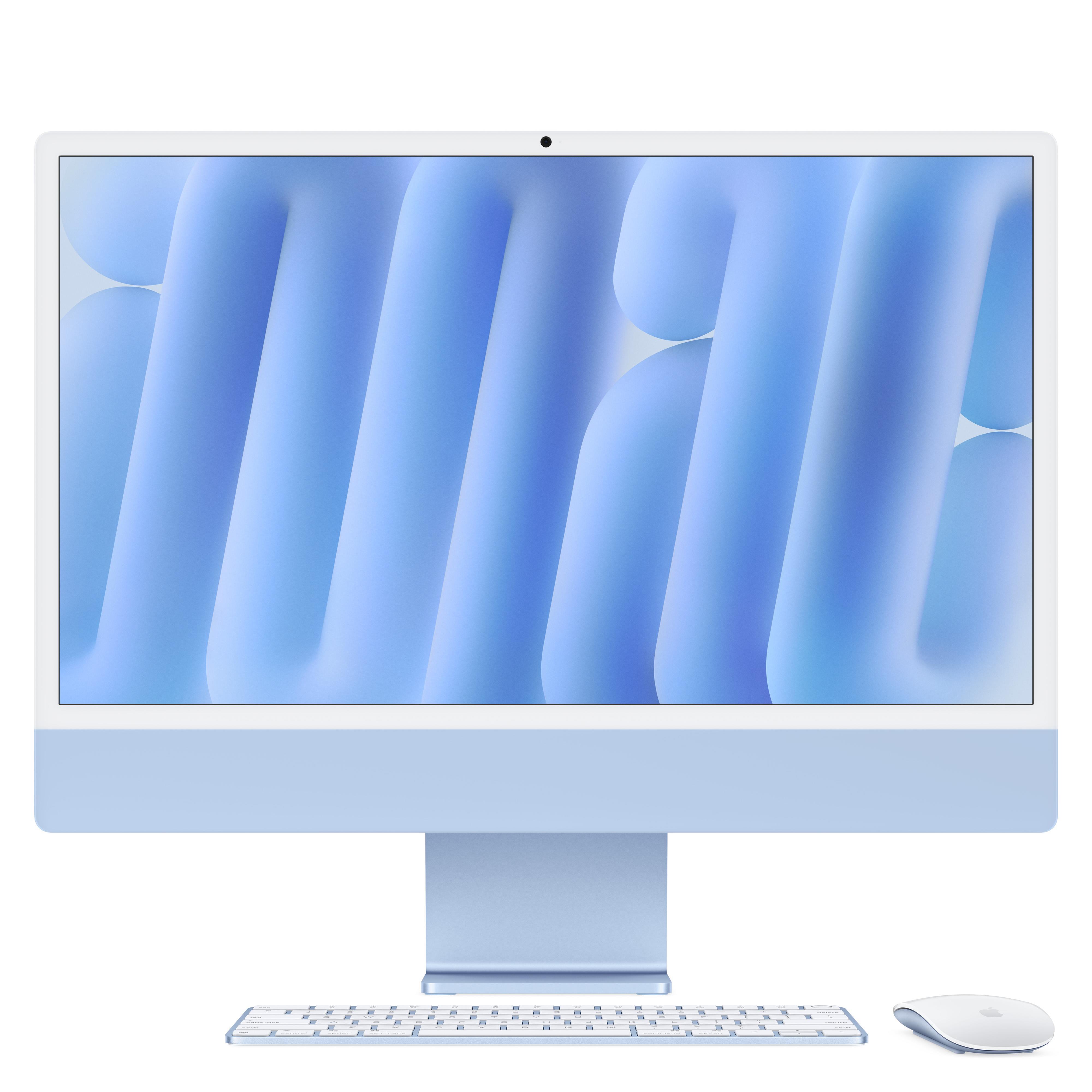 iMac 24 Retina 4.5K Apple M4 / 10-Core CPU 10-Core GPU / 16GB / 256GB SSD / Mavi MWV13TU/A