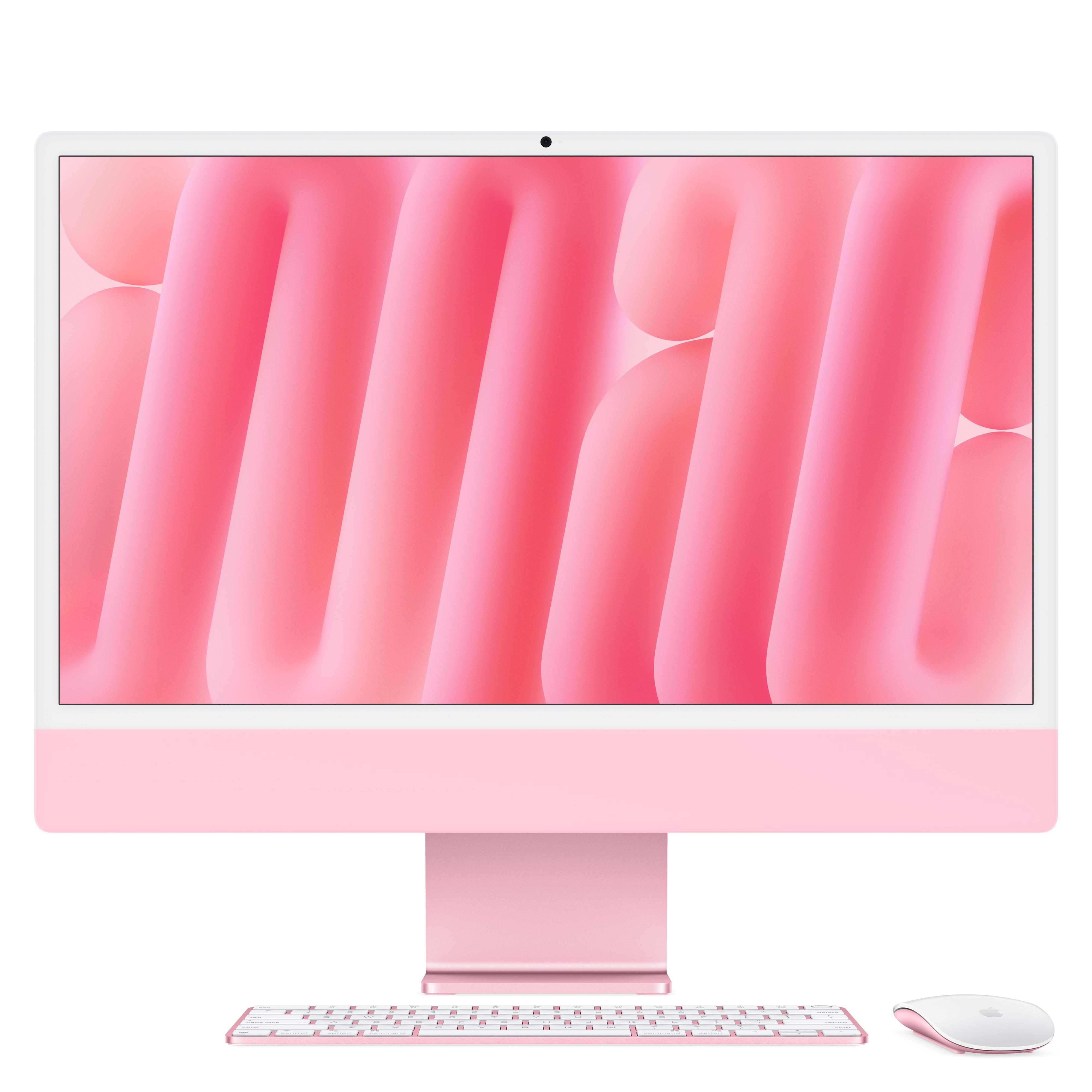 iMac 24 Retina 4.5K Apple M4 / 10-Core CPU 10-Core GPU / 16GB / 512GB SSD / Pembe MWV53TU/A