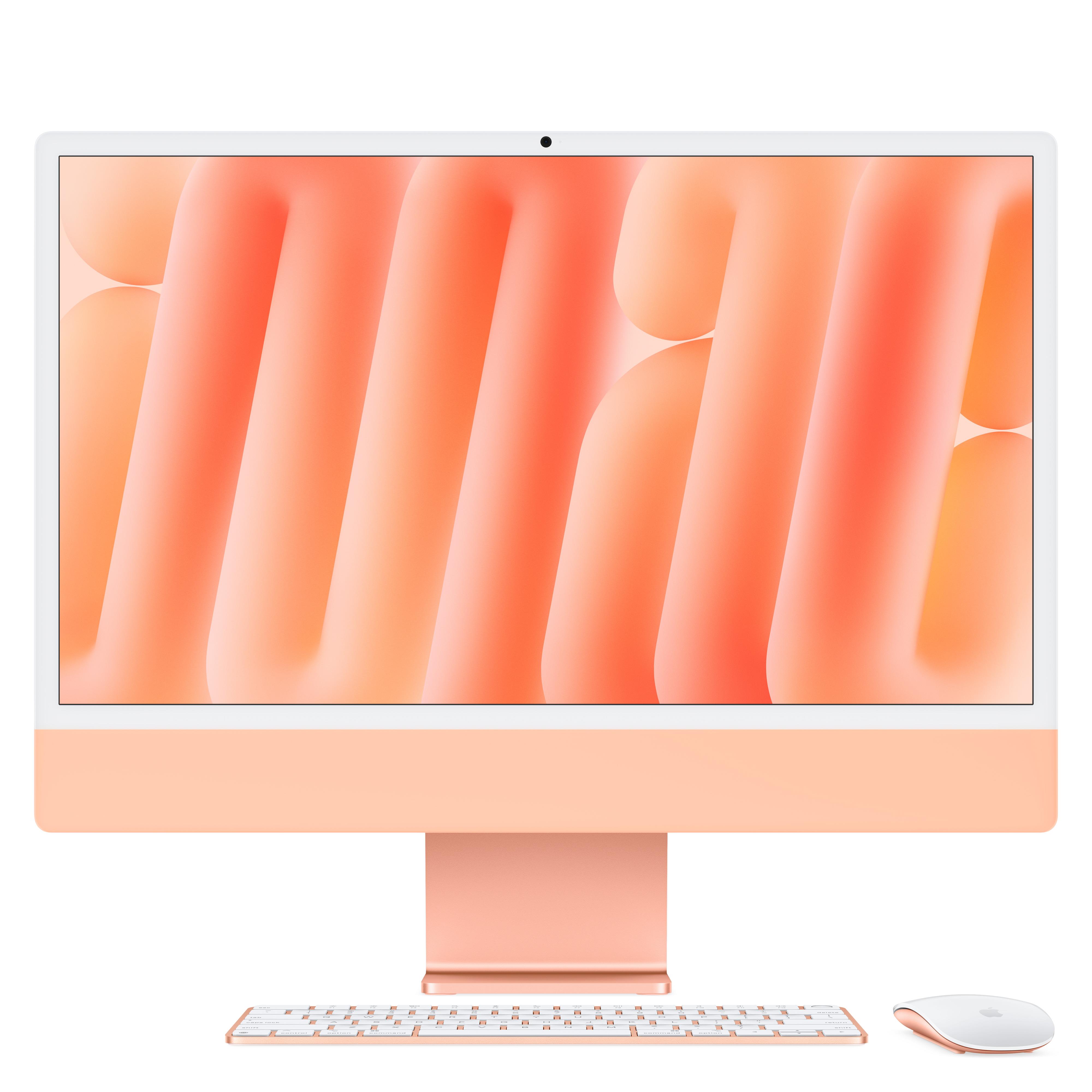 iMac 24'' Retina 4.5K Apple M4 / 10-Core CPU 10-Core GPU / 16GB / 512GB SSD / Turuncu Z1EW000G6