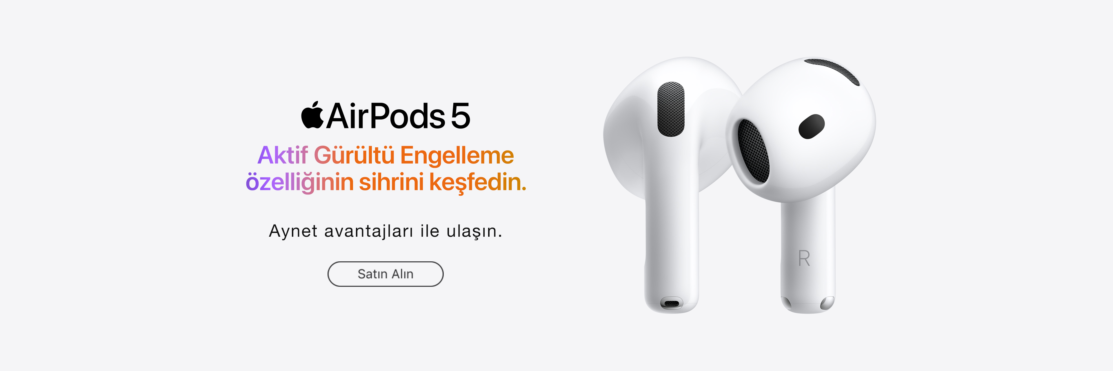 AirPods 5. 18 Eylül'de Aynet'te sizinle!