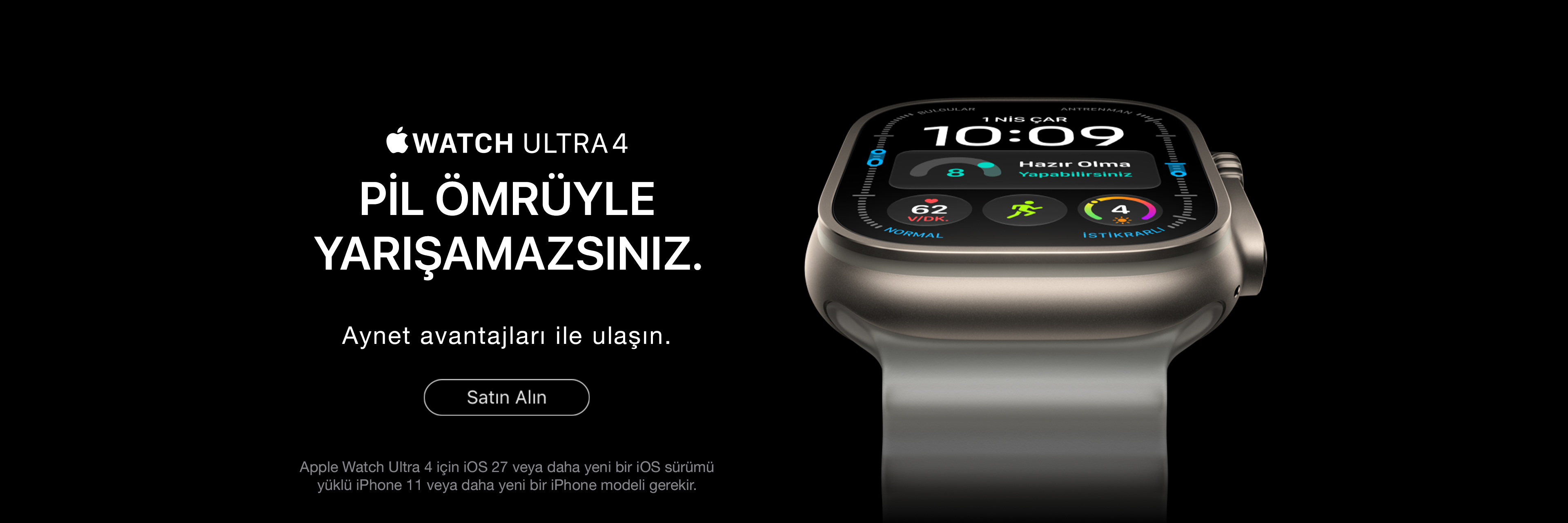 Apple Watch Ultra 4. 18 Eylül'de Aynet'te sizinle!