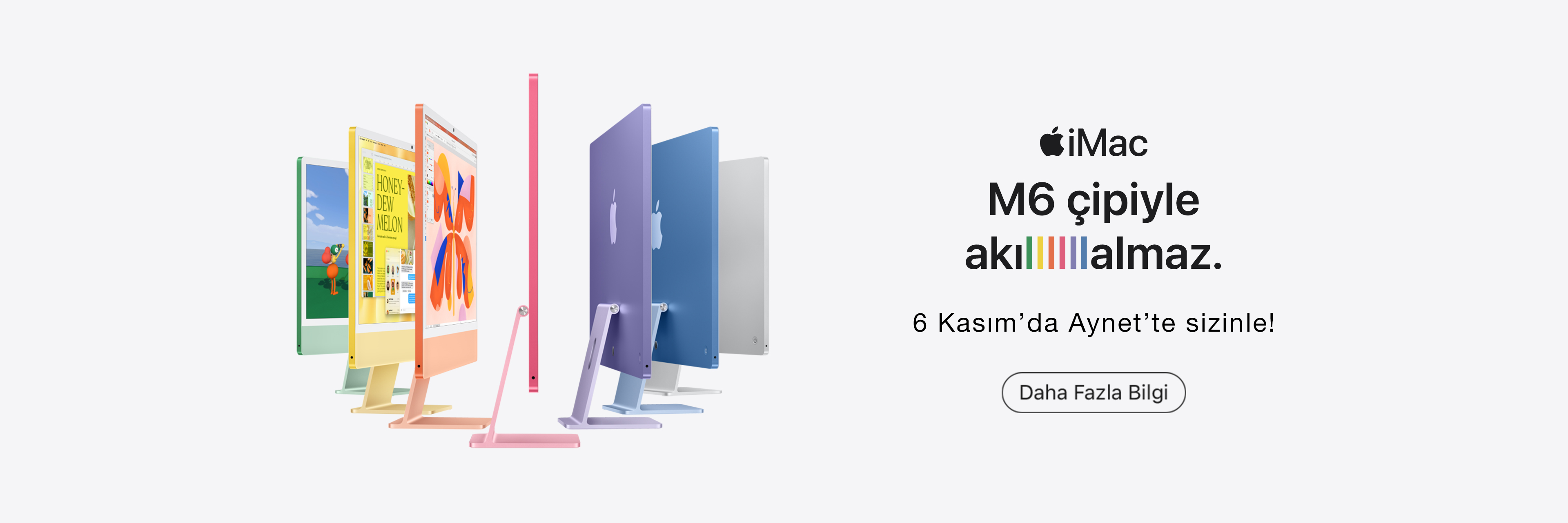 iMac. M6 çipiyle akıl almaz.