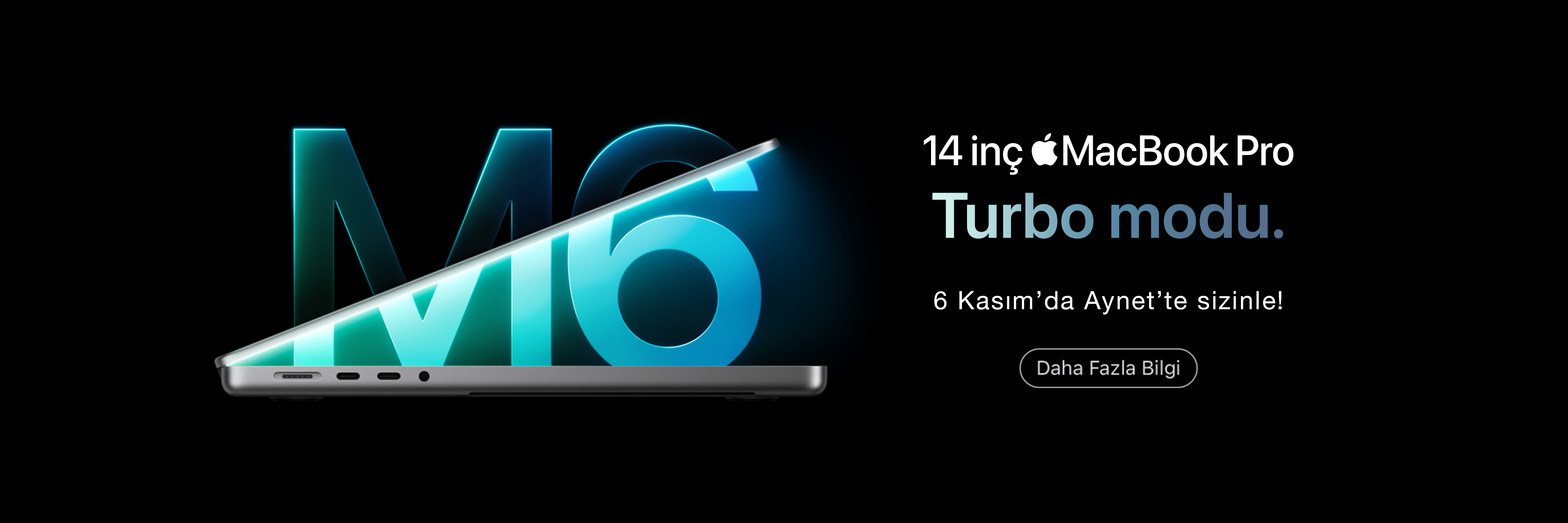 MacBook Pro 14 inç. Turbo Modu