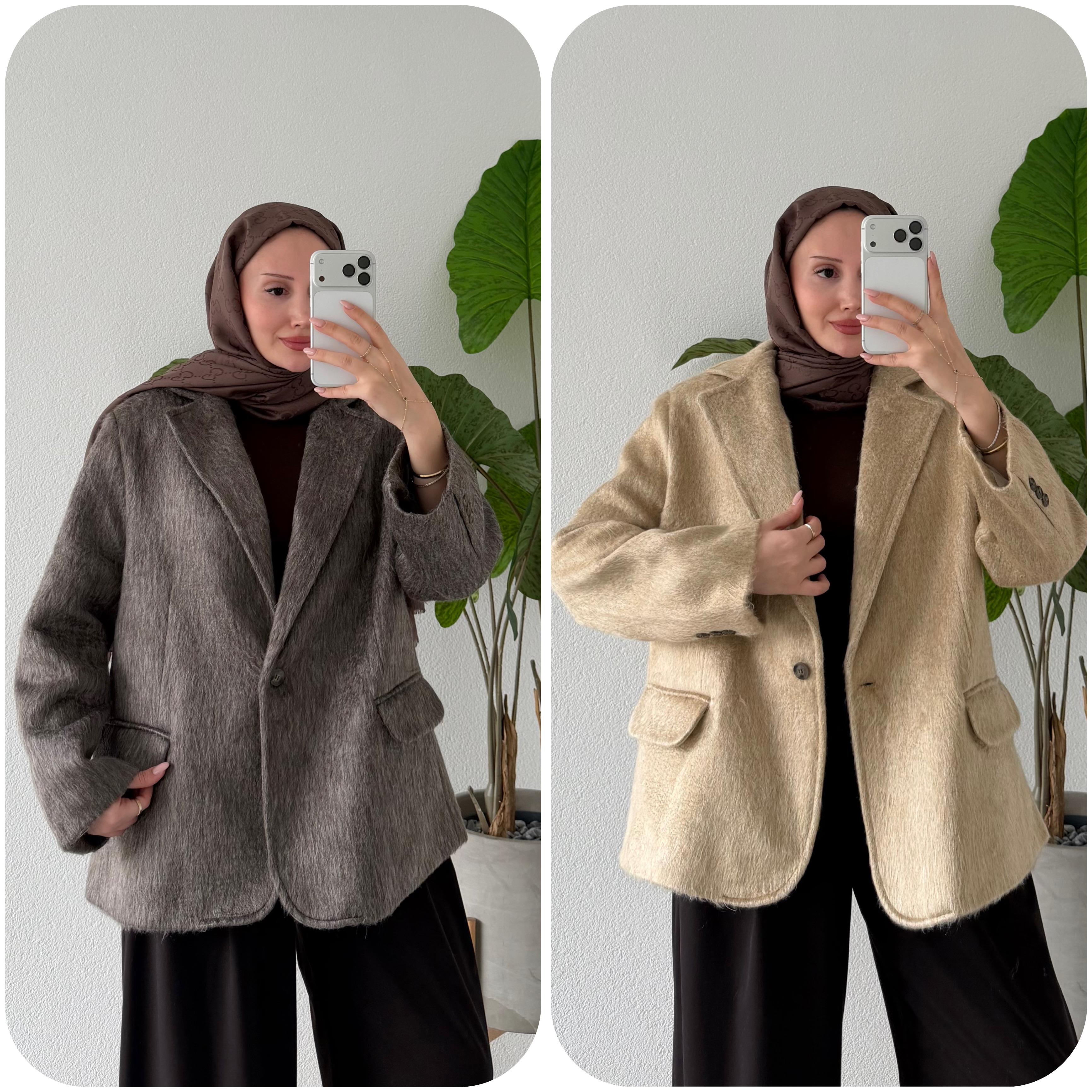 DOKULU KAŞE CEKET