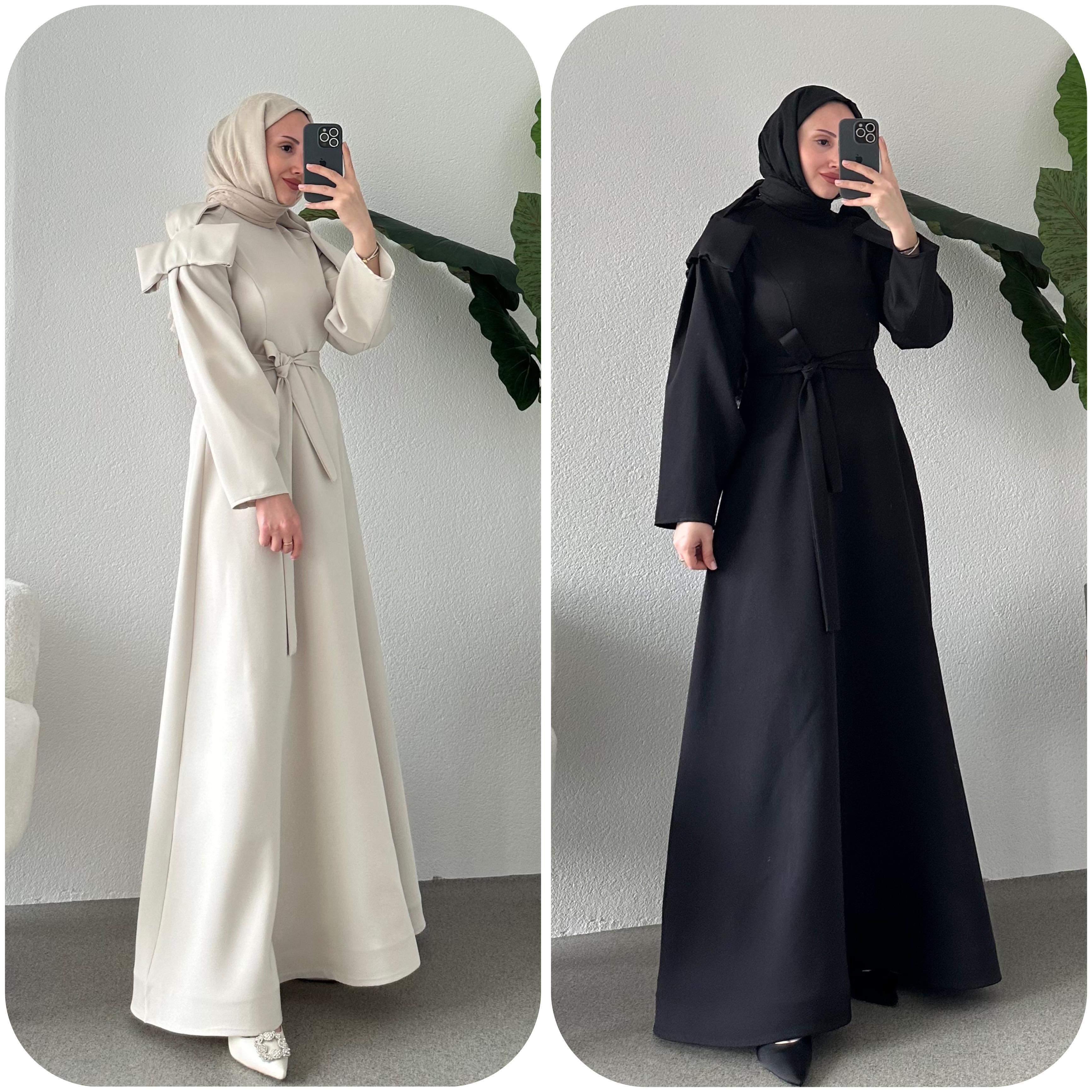 FİYONK BAĞLAMALI ELBİSE