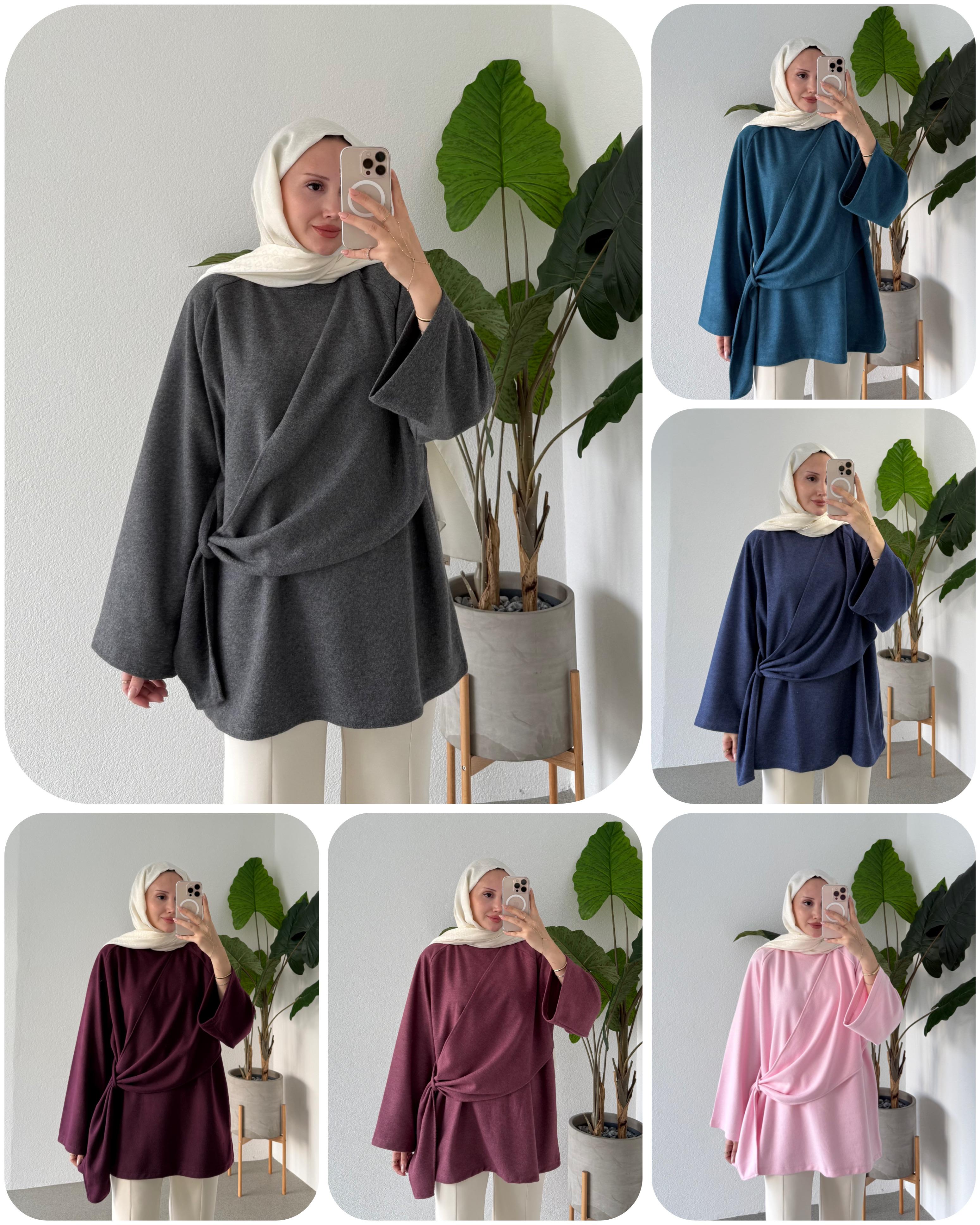 YANDAN BAĞLAMALI SWEAT