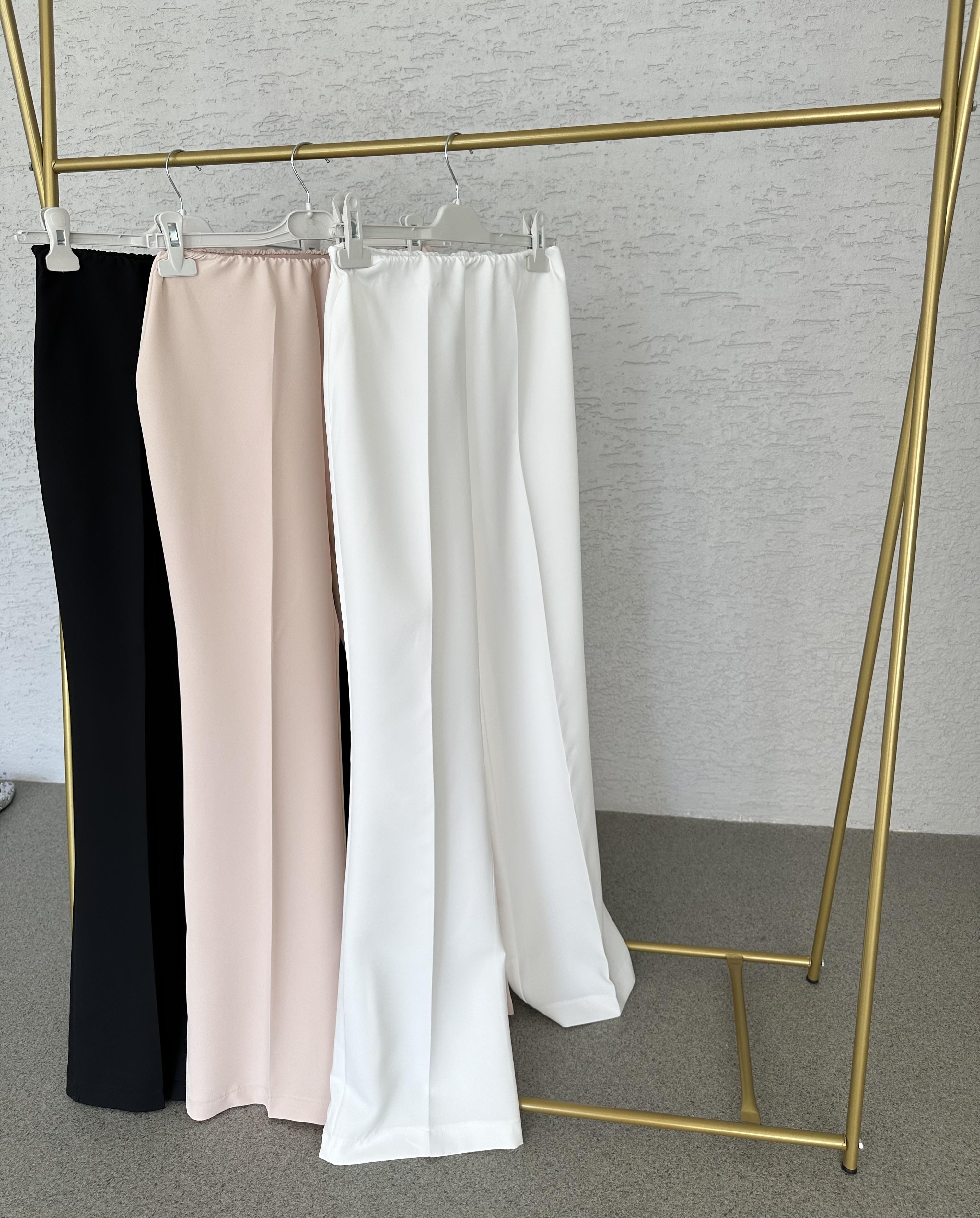 BELİ LASTİKLİ İSPANYOL PAÇA PANTOLON