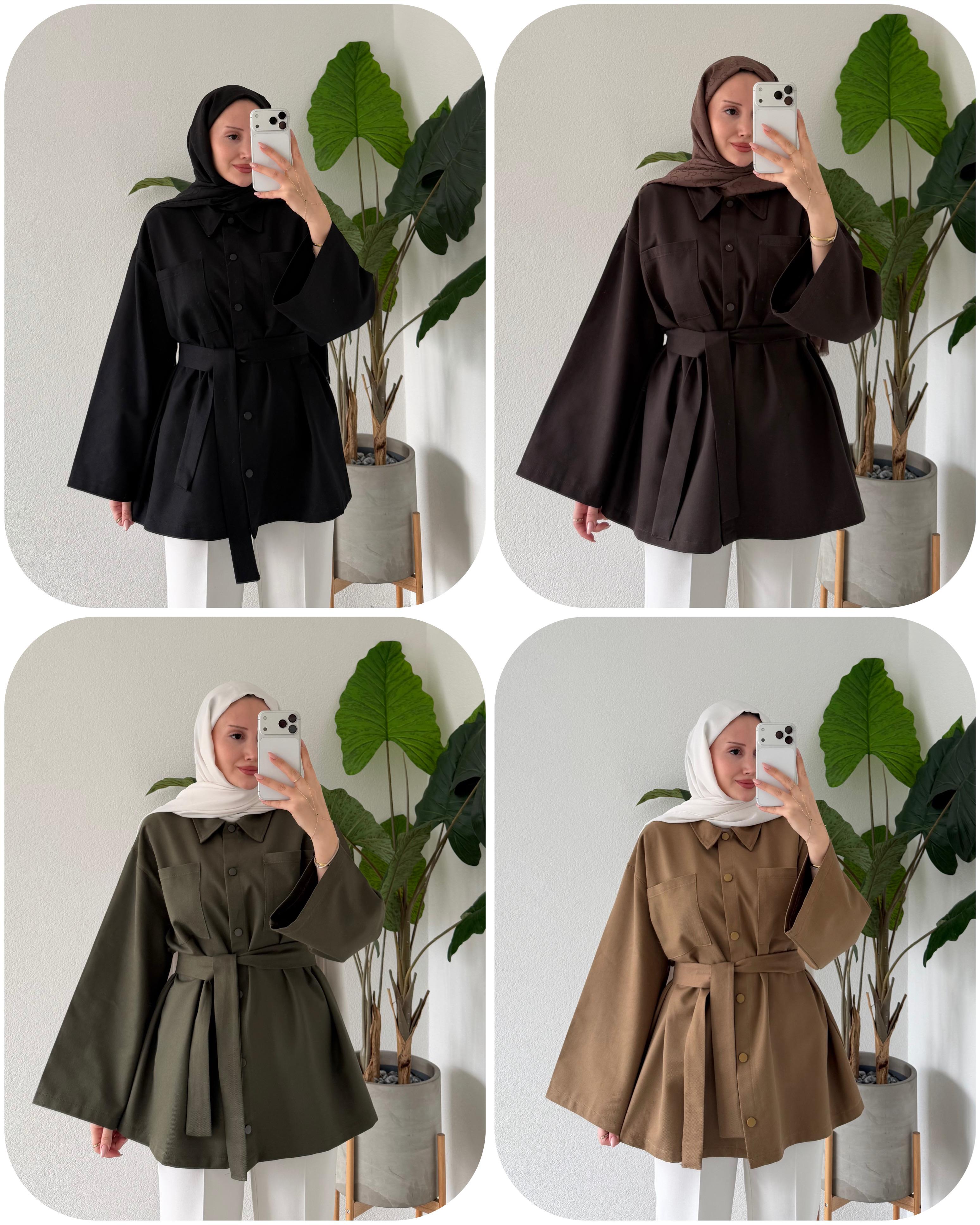 GABARDİN GÖMLEK-CEKET