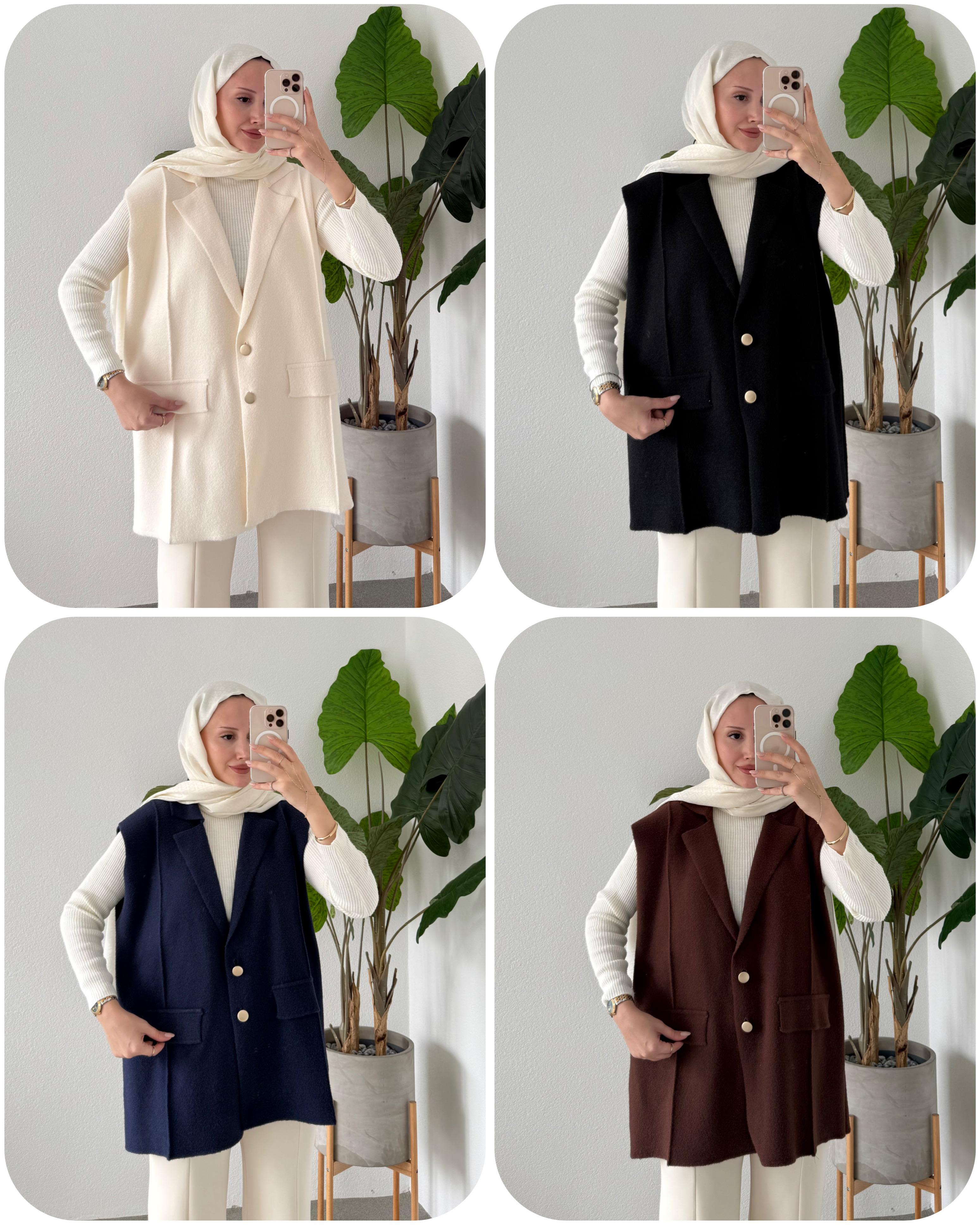 GOLD DÜĞMELİ YELEK