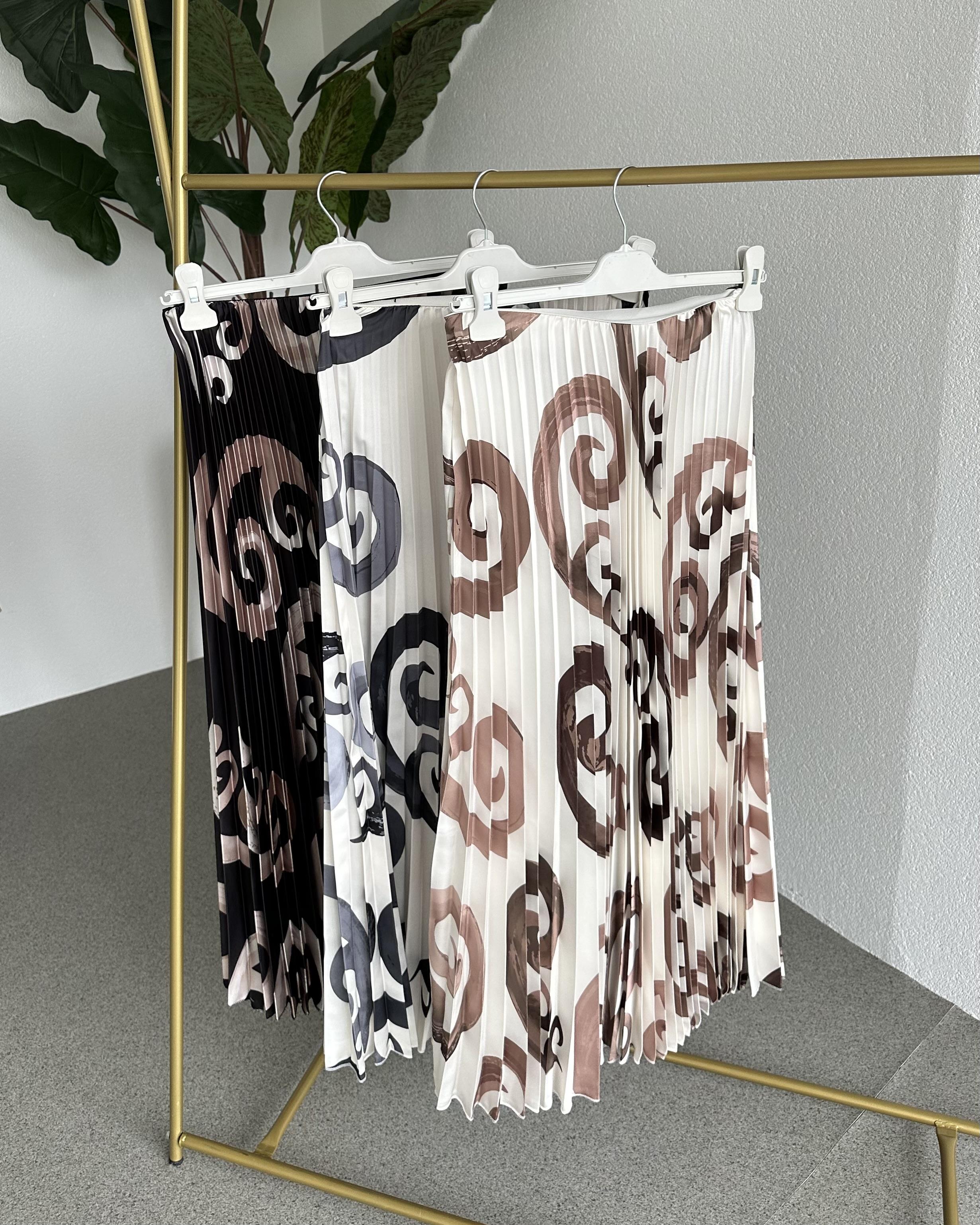 İPEK SATEN PİLELİ ETEK