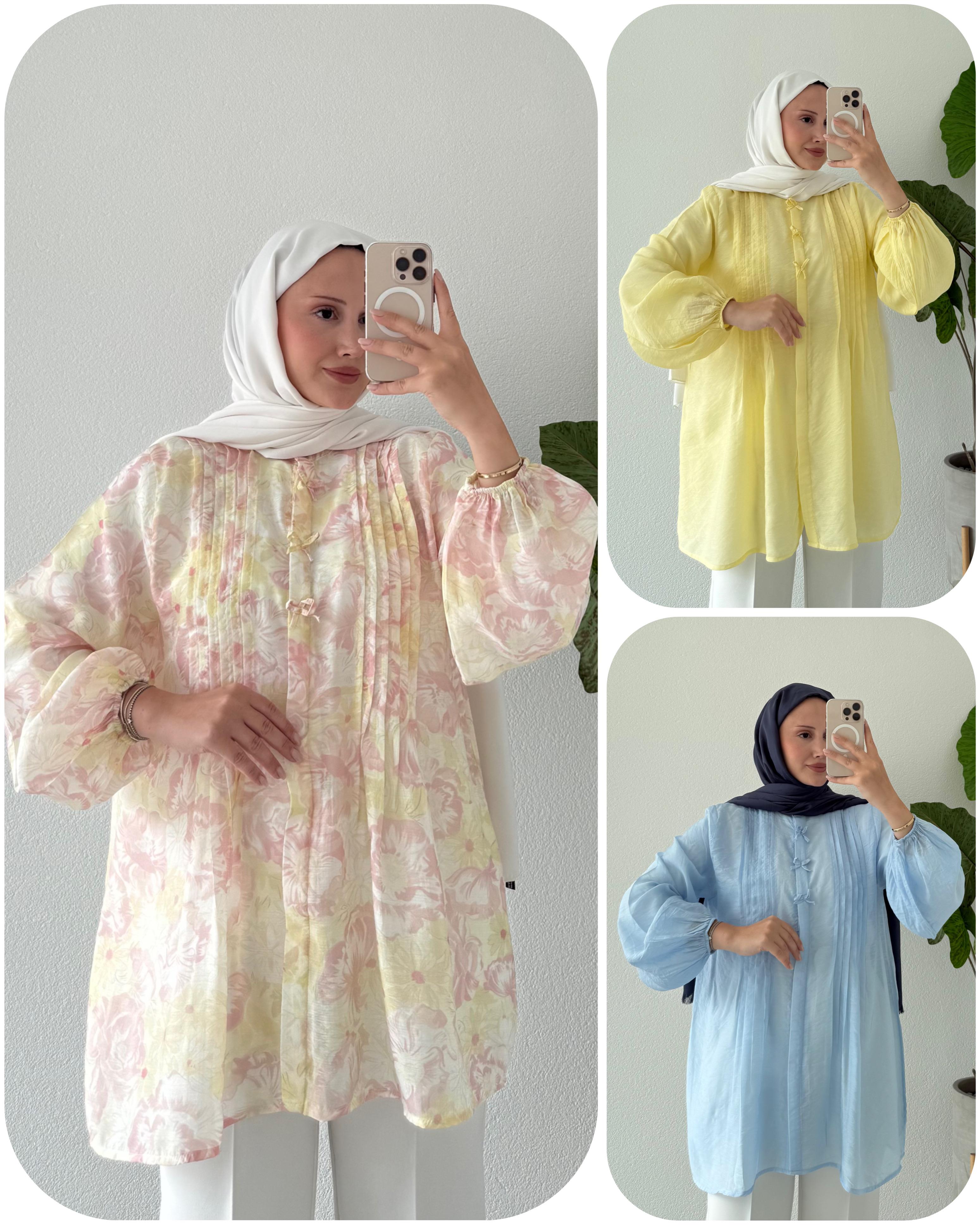 KURDELE DETAYLI GÖMLEK