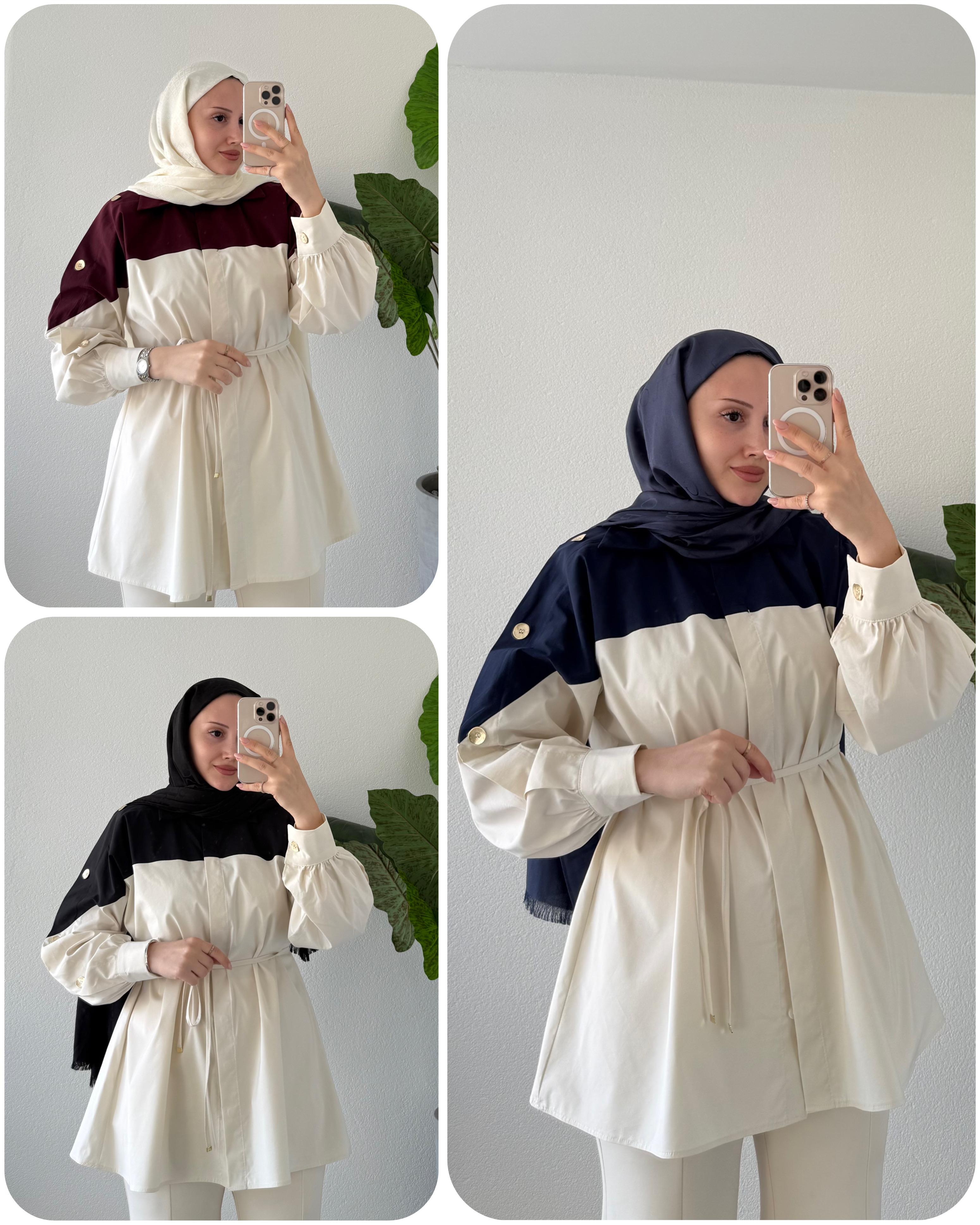 OMUZ GARNİLİ GÖMLEK