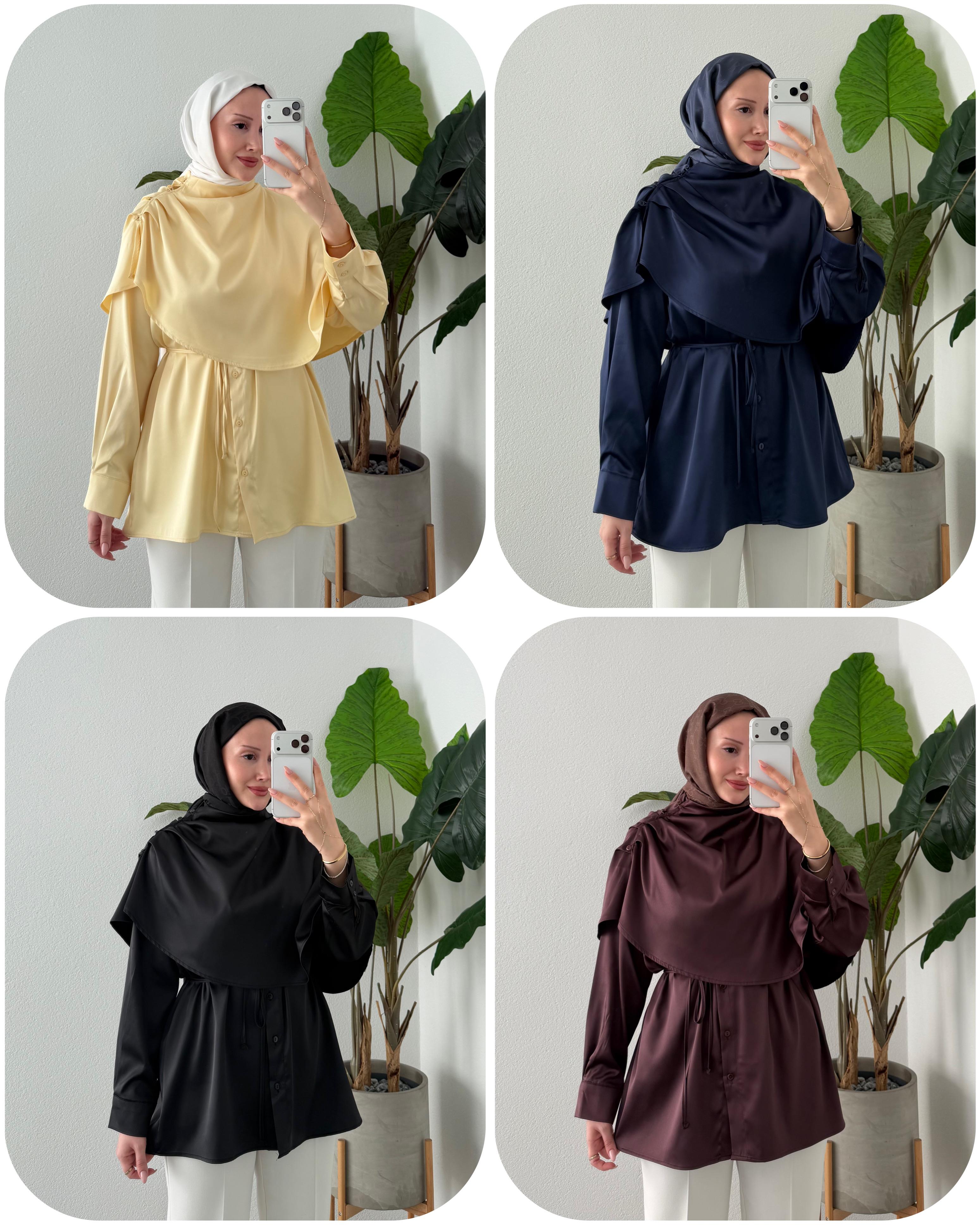 PELERİNİ SEYYAR SATEN GÖMLEK