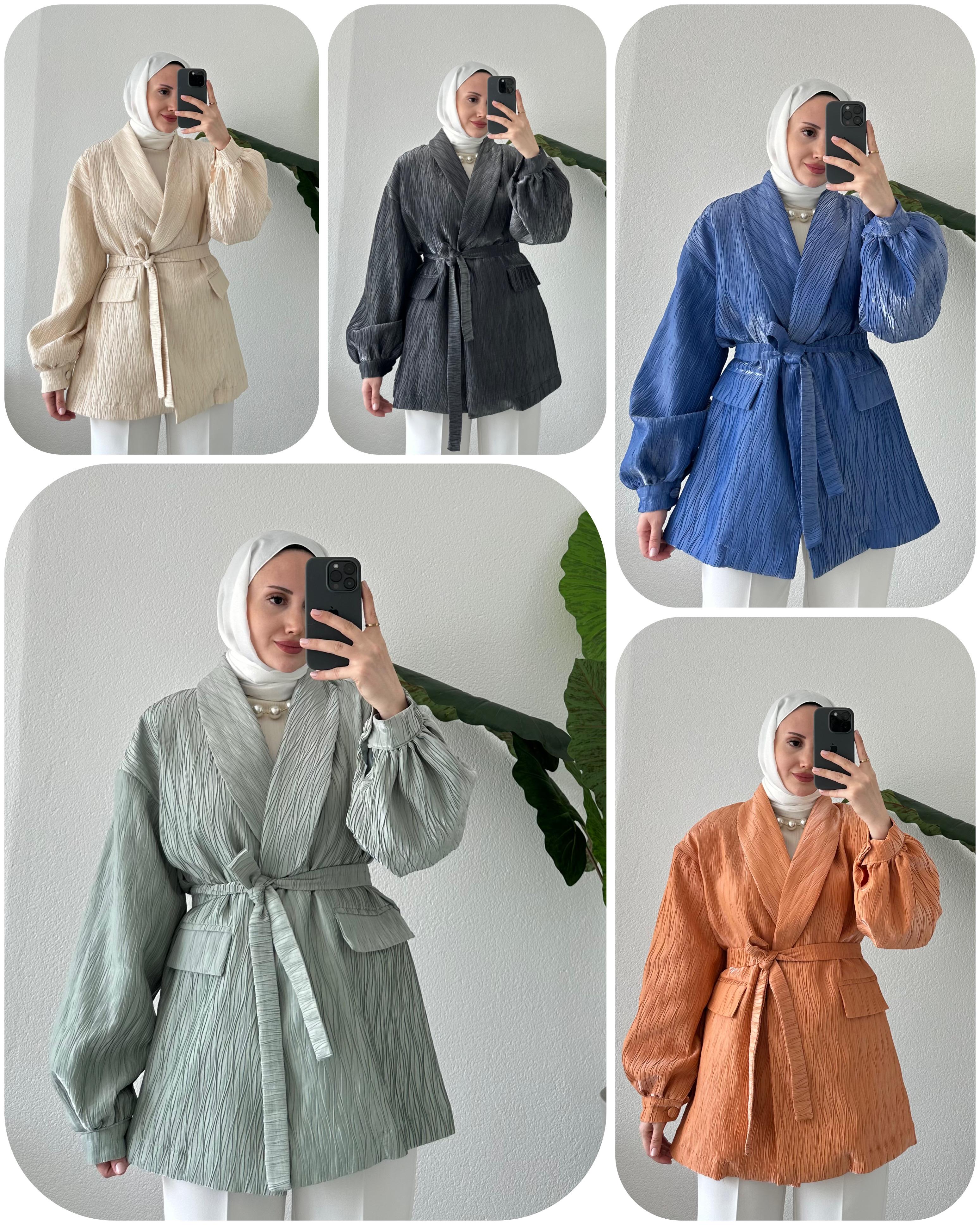 PREMİUM PİLİSE DOKULU CEKET