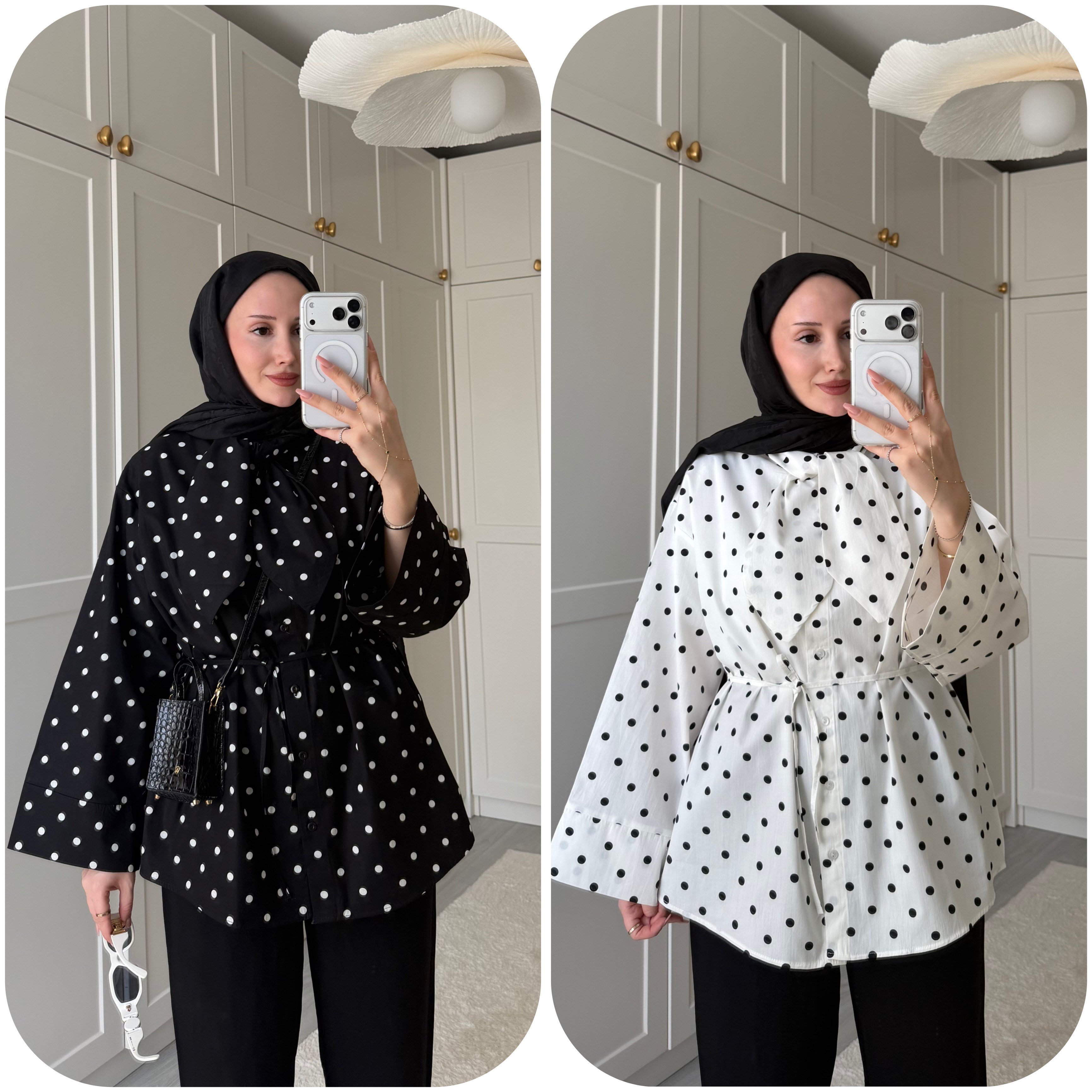 PUANTİYELİ GÖMLEK