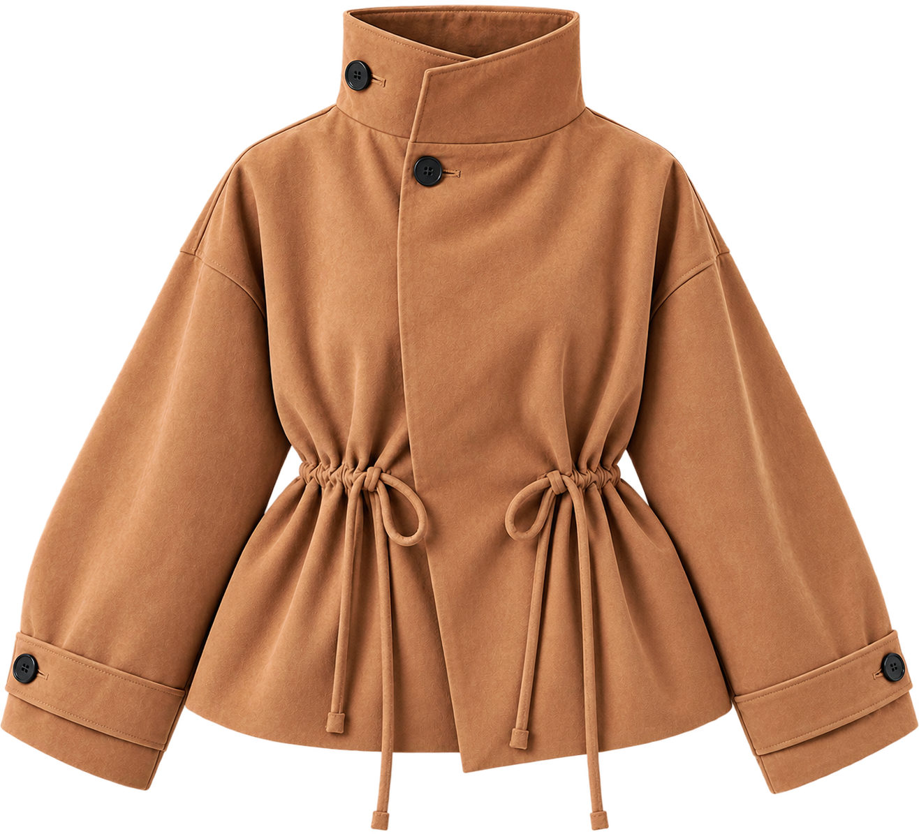 SÜET DOKULU CEKET CAMEL