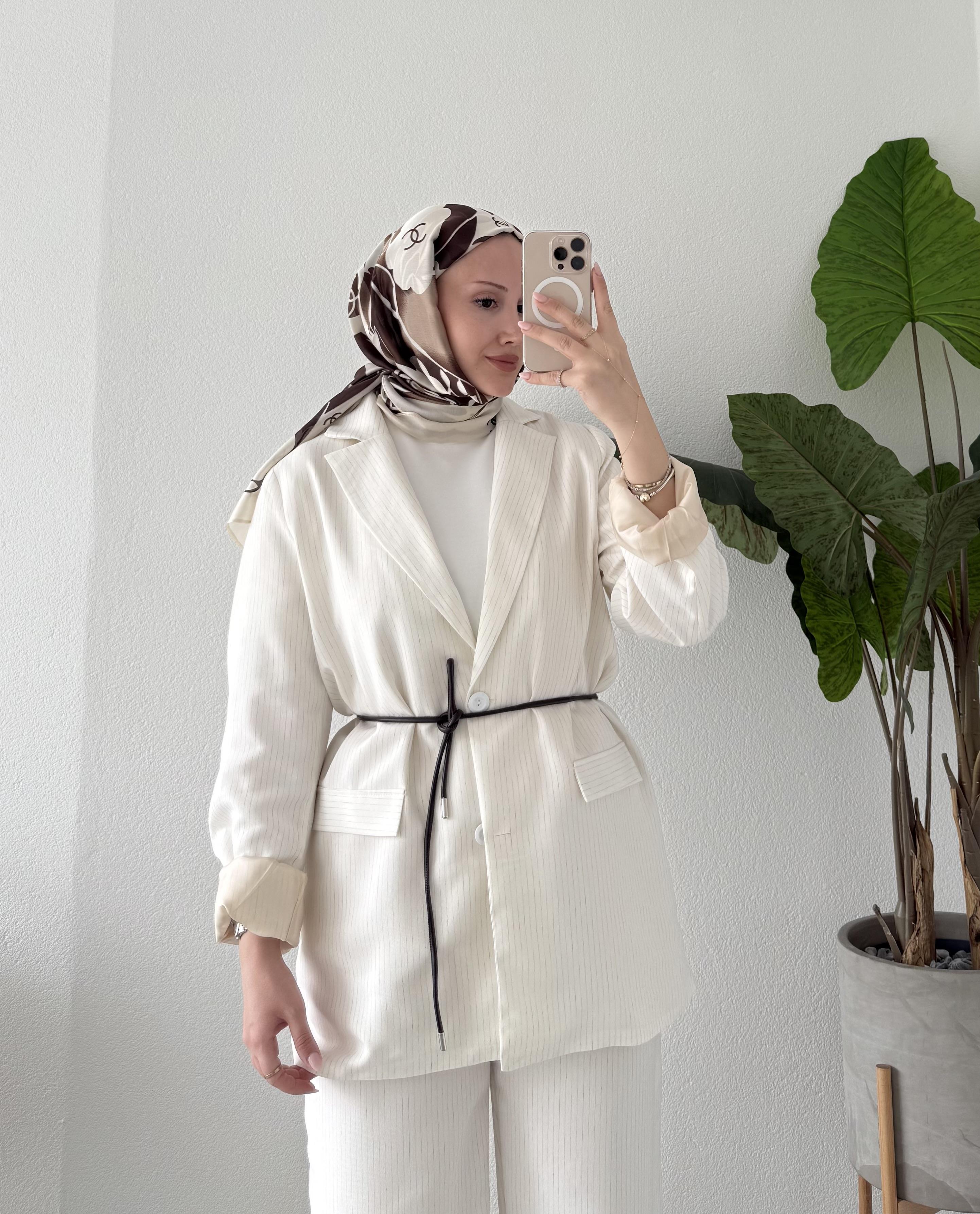 YOU ÇİZGİLİ BLAZER